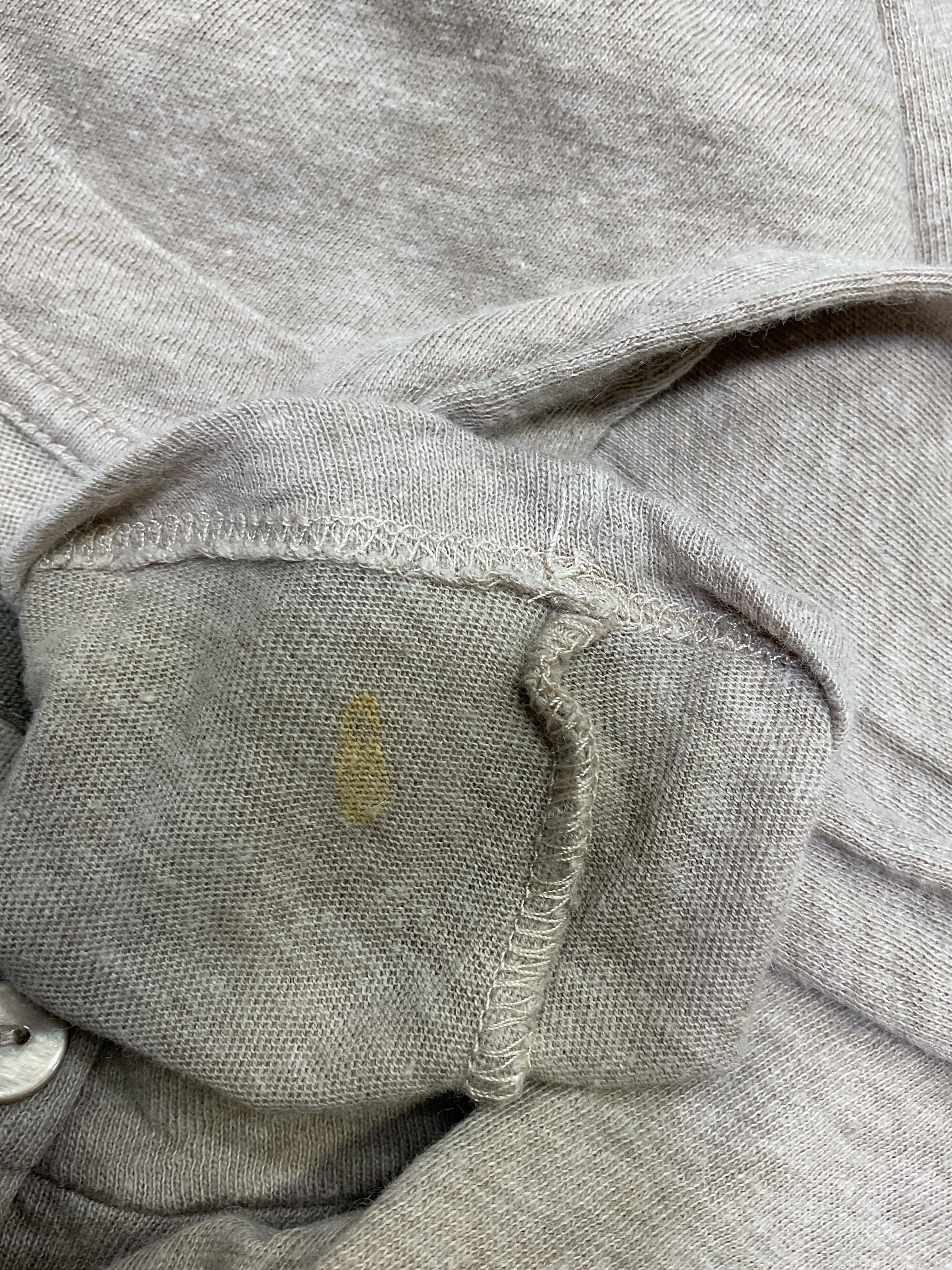 Cashmere Long Sleeve Cardigan In Khaki - Image 2