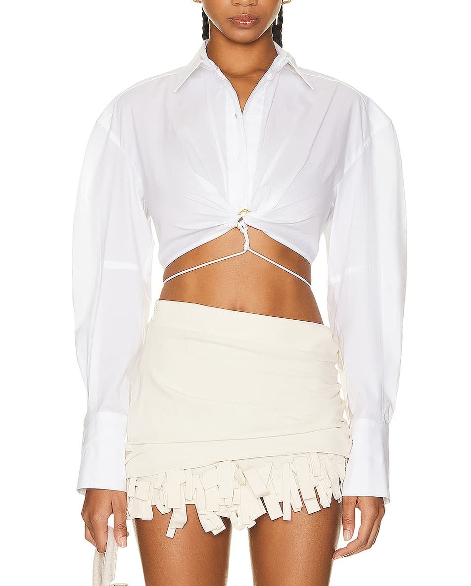 Le Chemise Plidao In White - Image 1