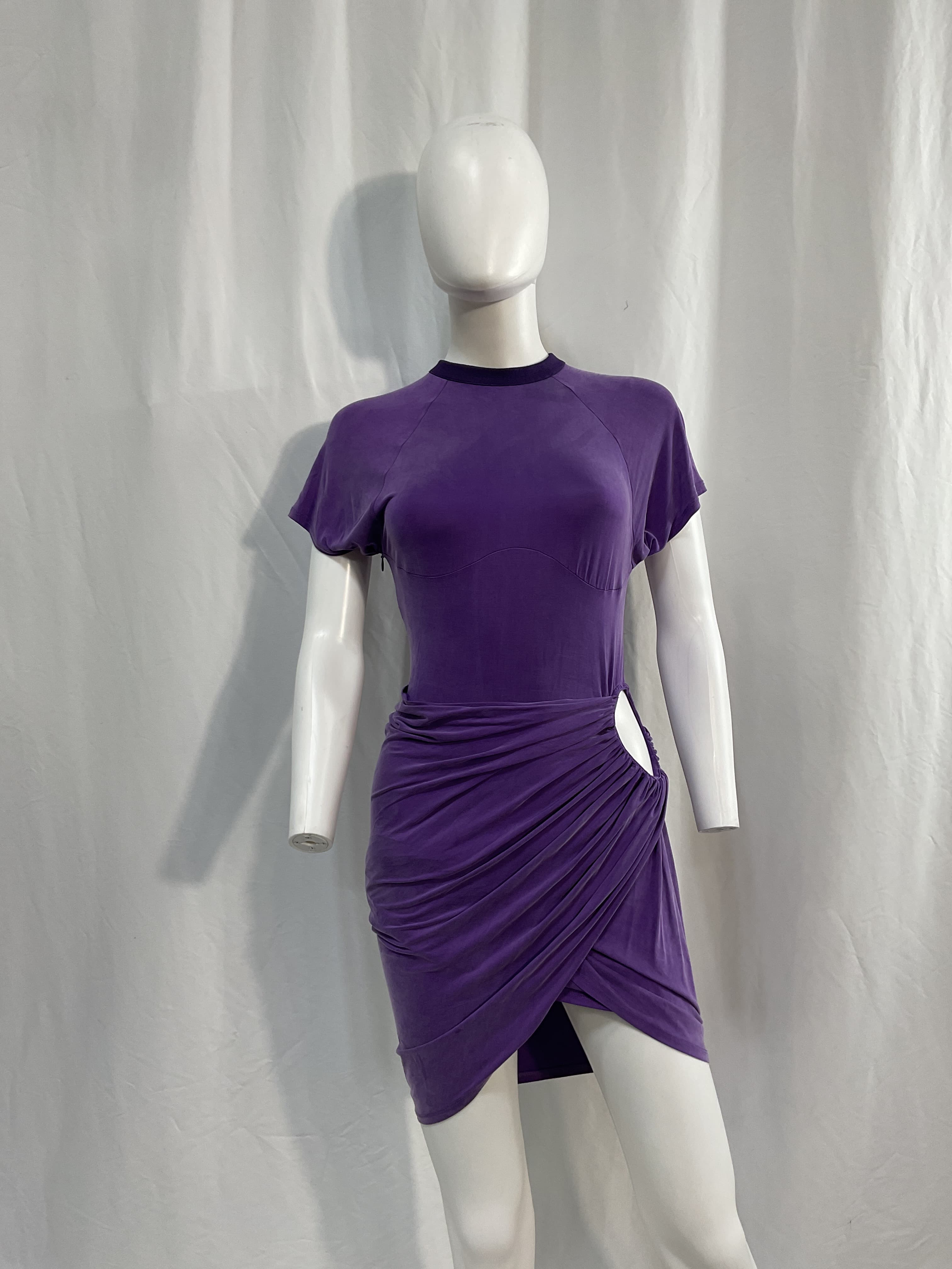 La Robe Espelho Court In Purple - Image 2