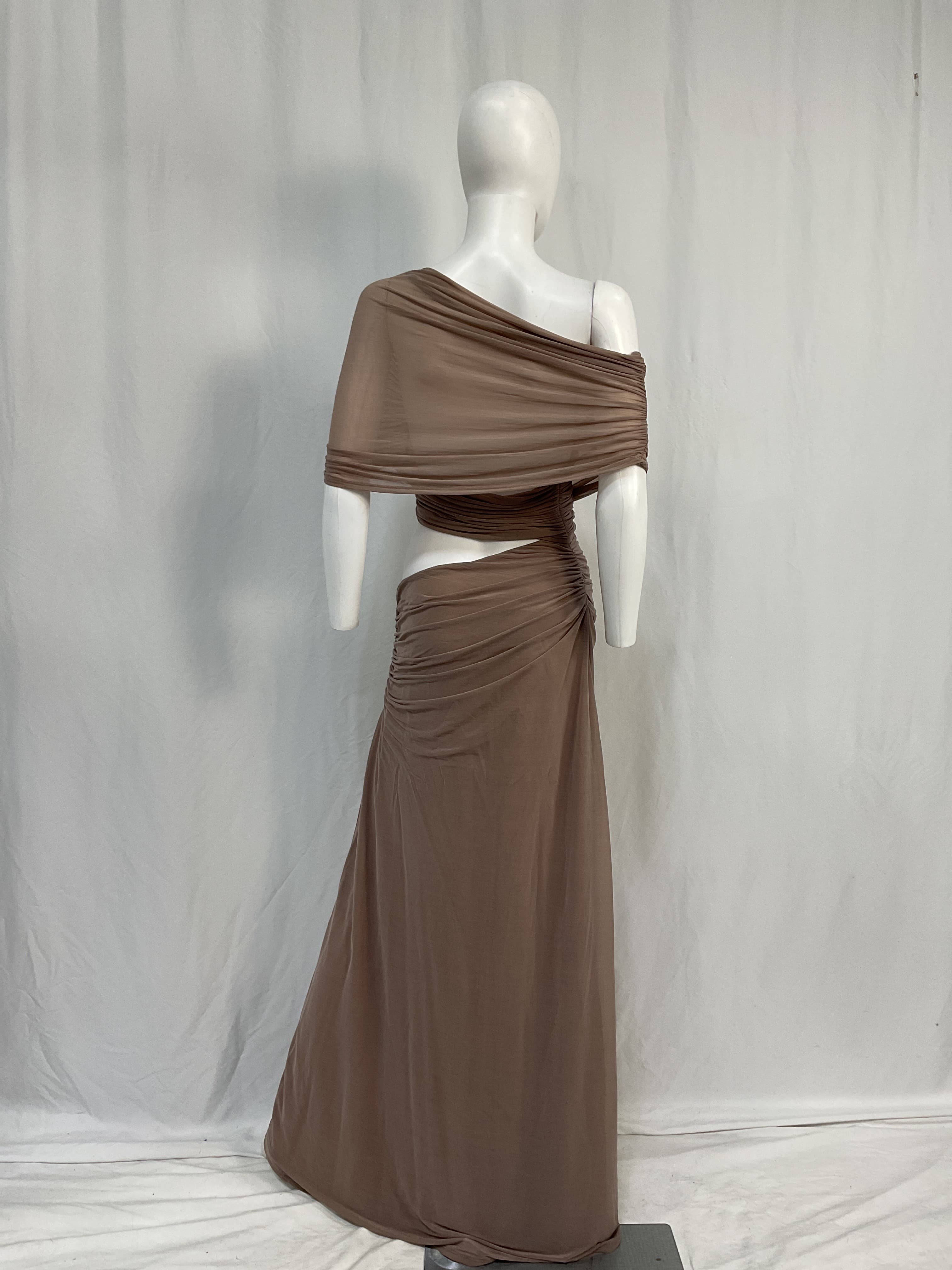 Mona Maxi Dress In Concrete - Image 3