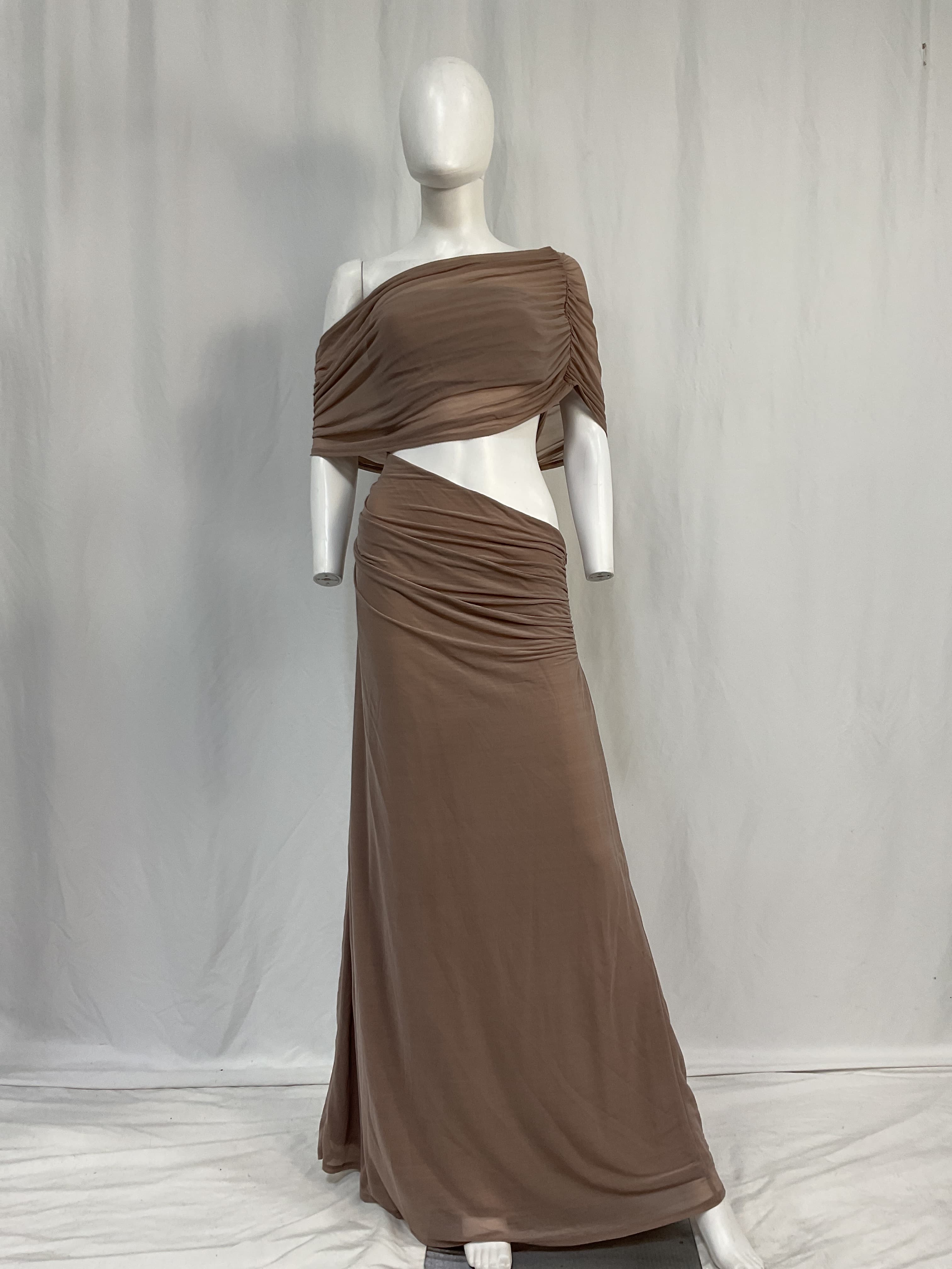 Mona Maxi Dress In Concrete - Image 2