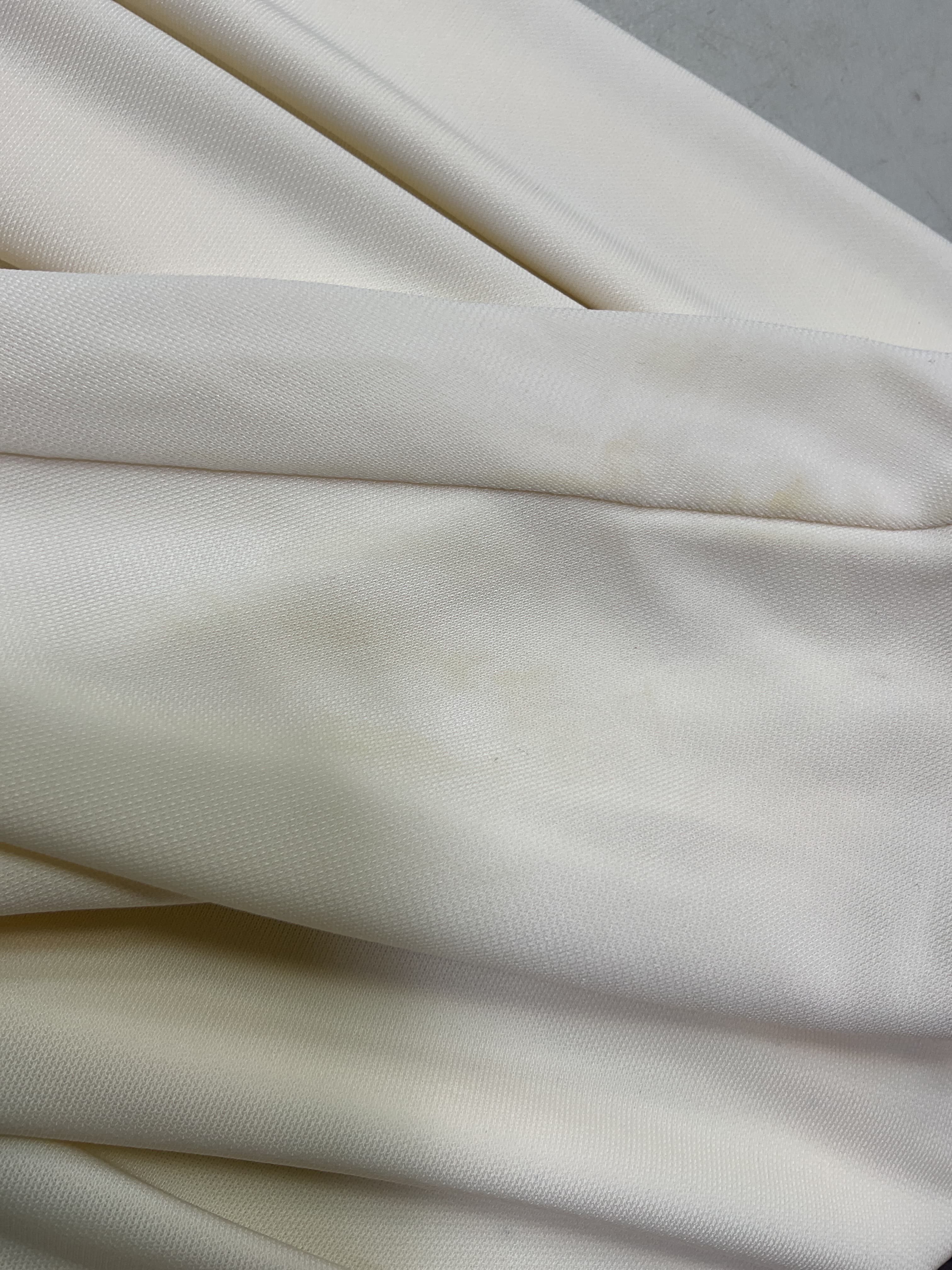 Matte Jersey Open Back Dress In Ivory - Image 3