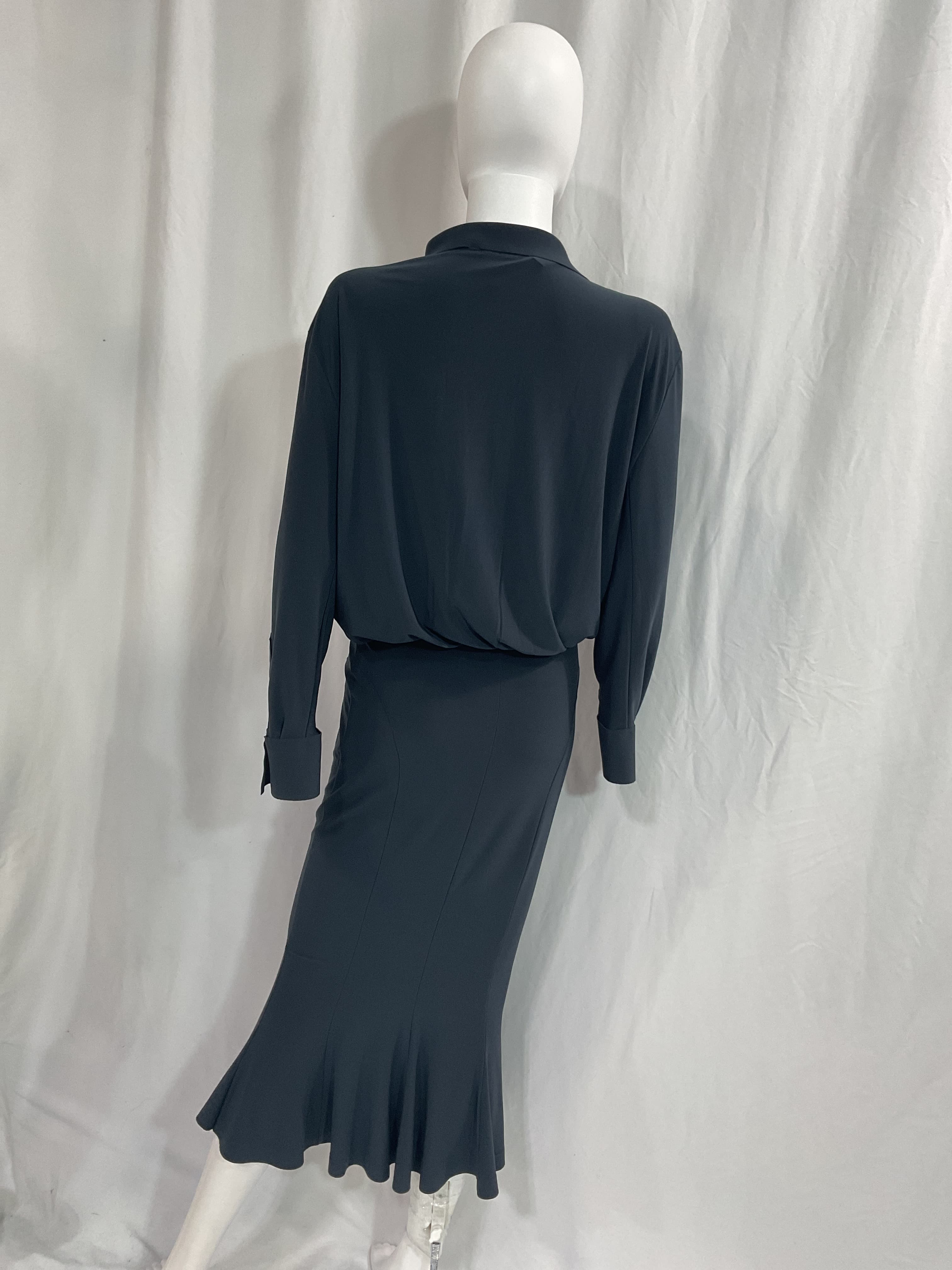 Boyfriend Shirt Fishtail Dress - Image 2
