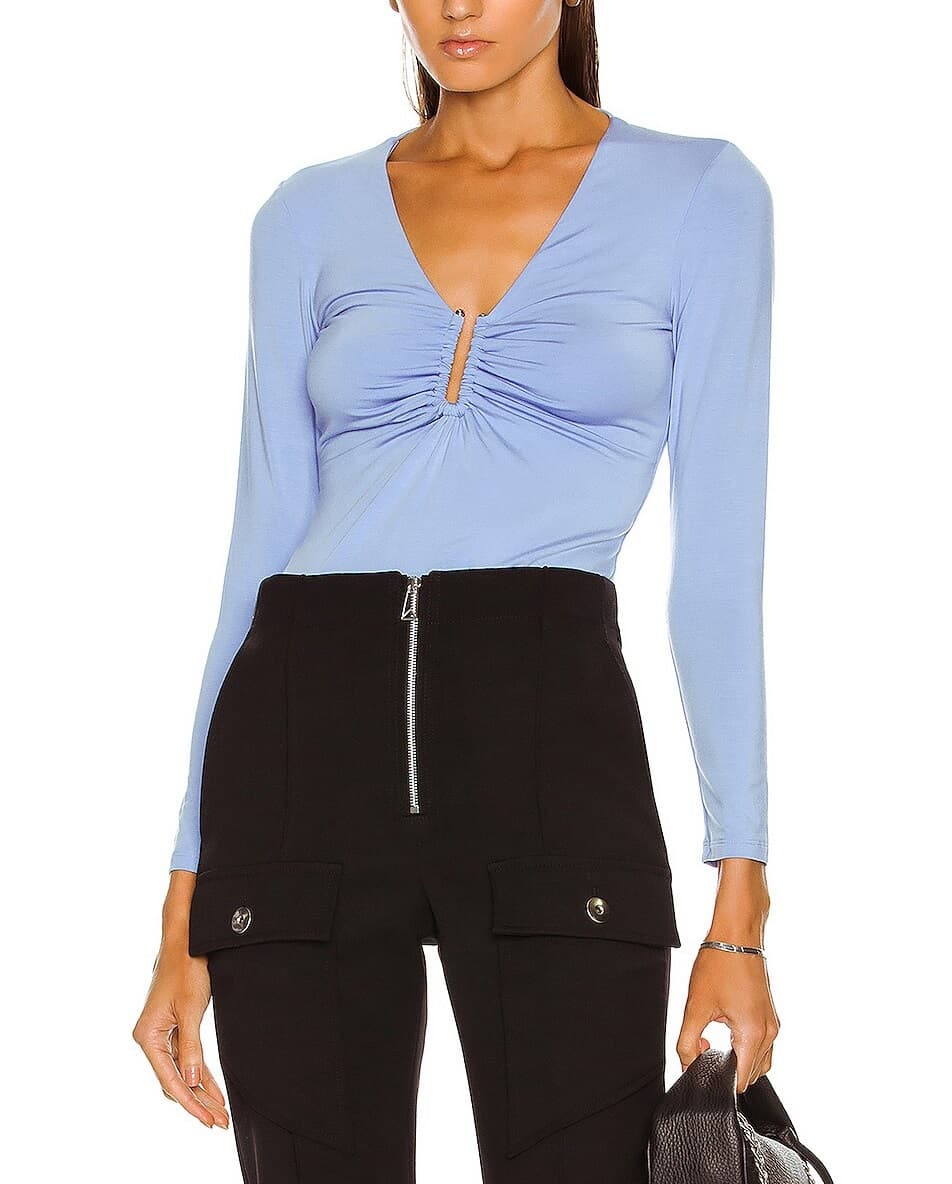 Madeline Top In Periwinkle - Image 1