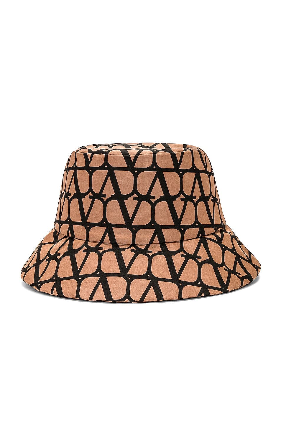 Toile Icongraphe Bucket Hat In Light Camel & Nero - Image 1