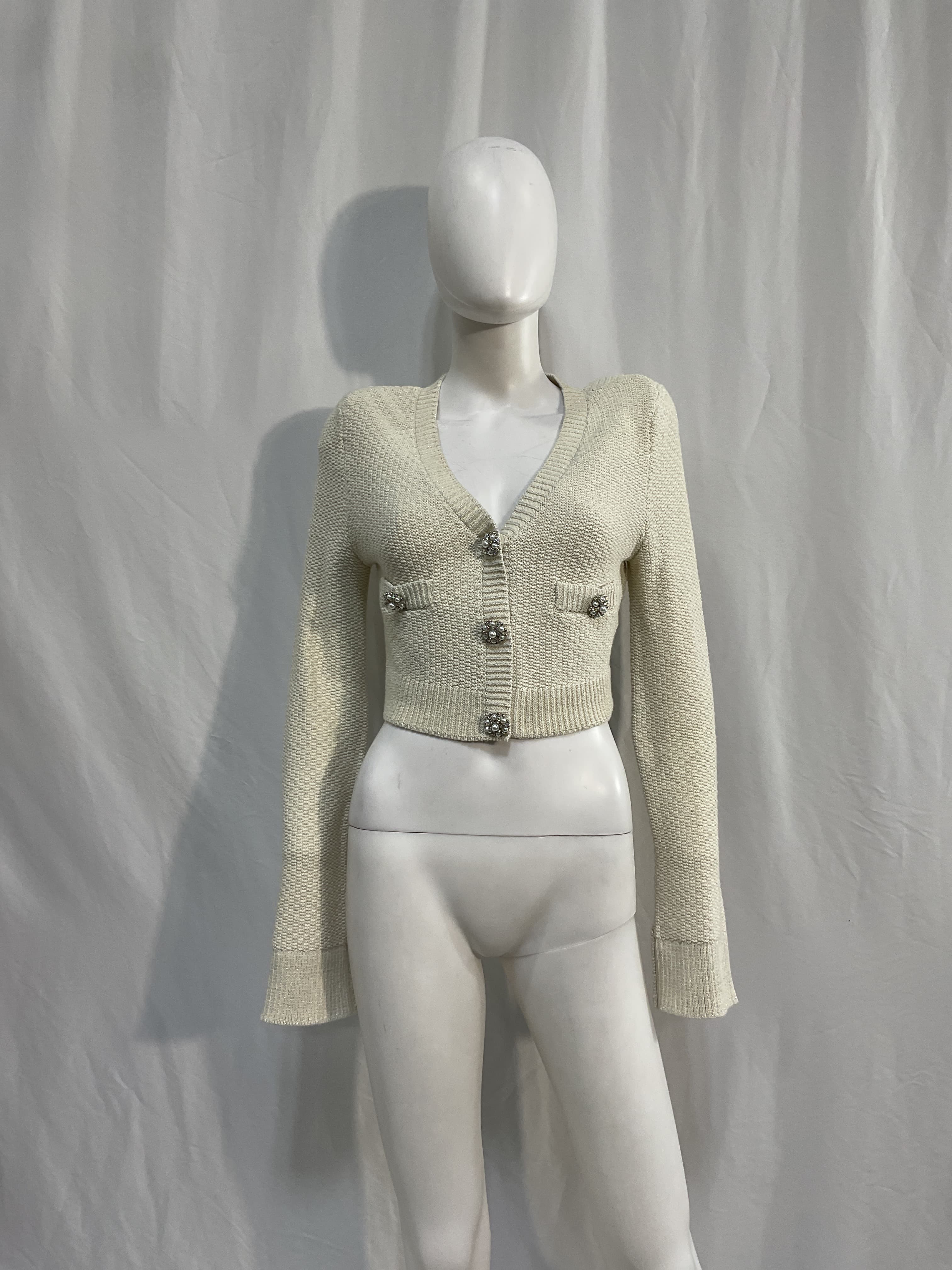 Diamante Trim Cardigan - Image 2