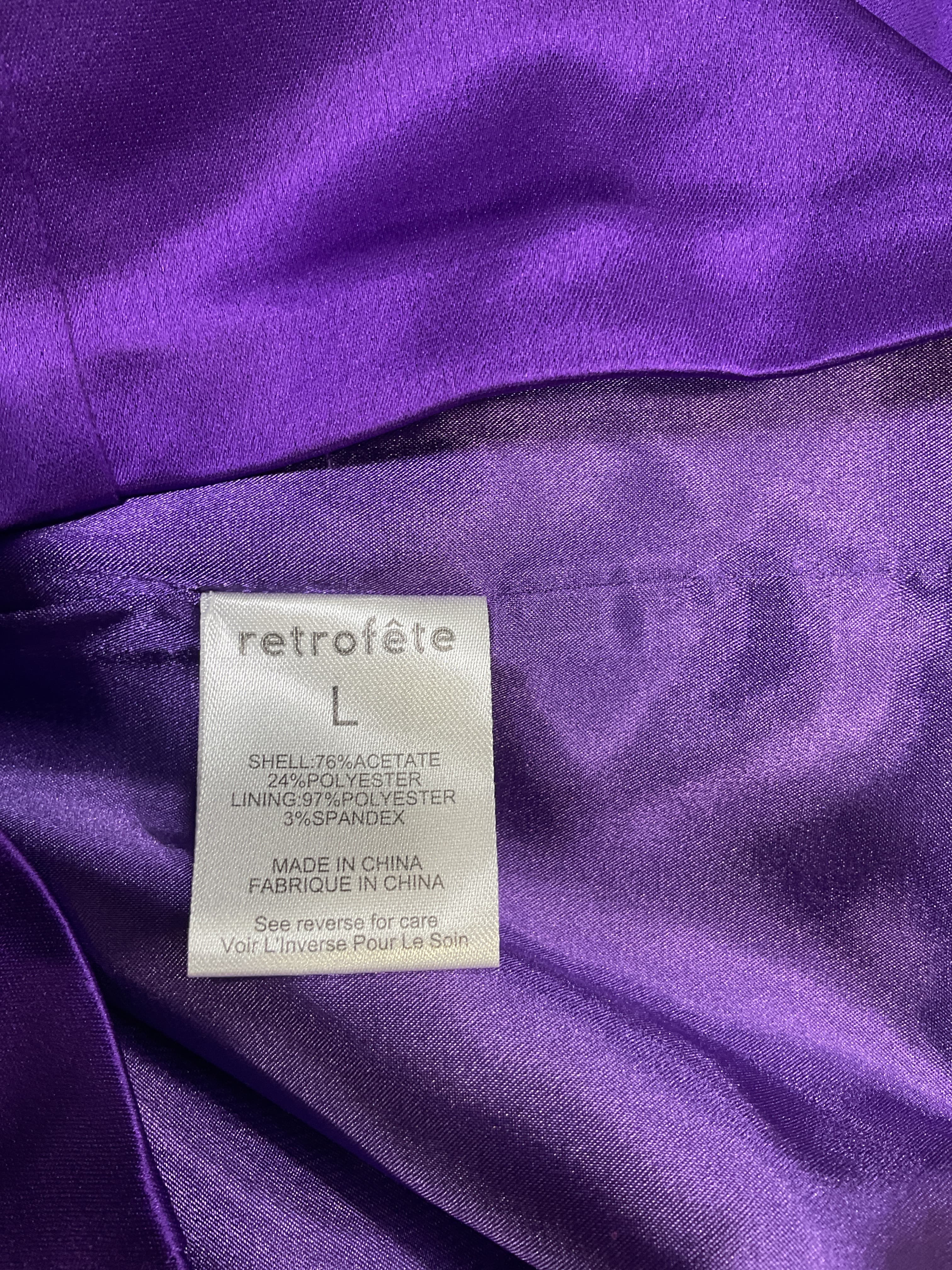 Janessa Dress In Royal Purple - Image 4