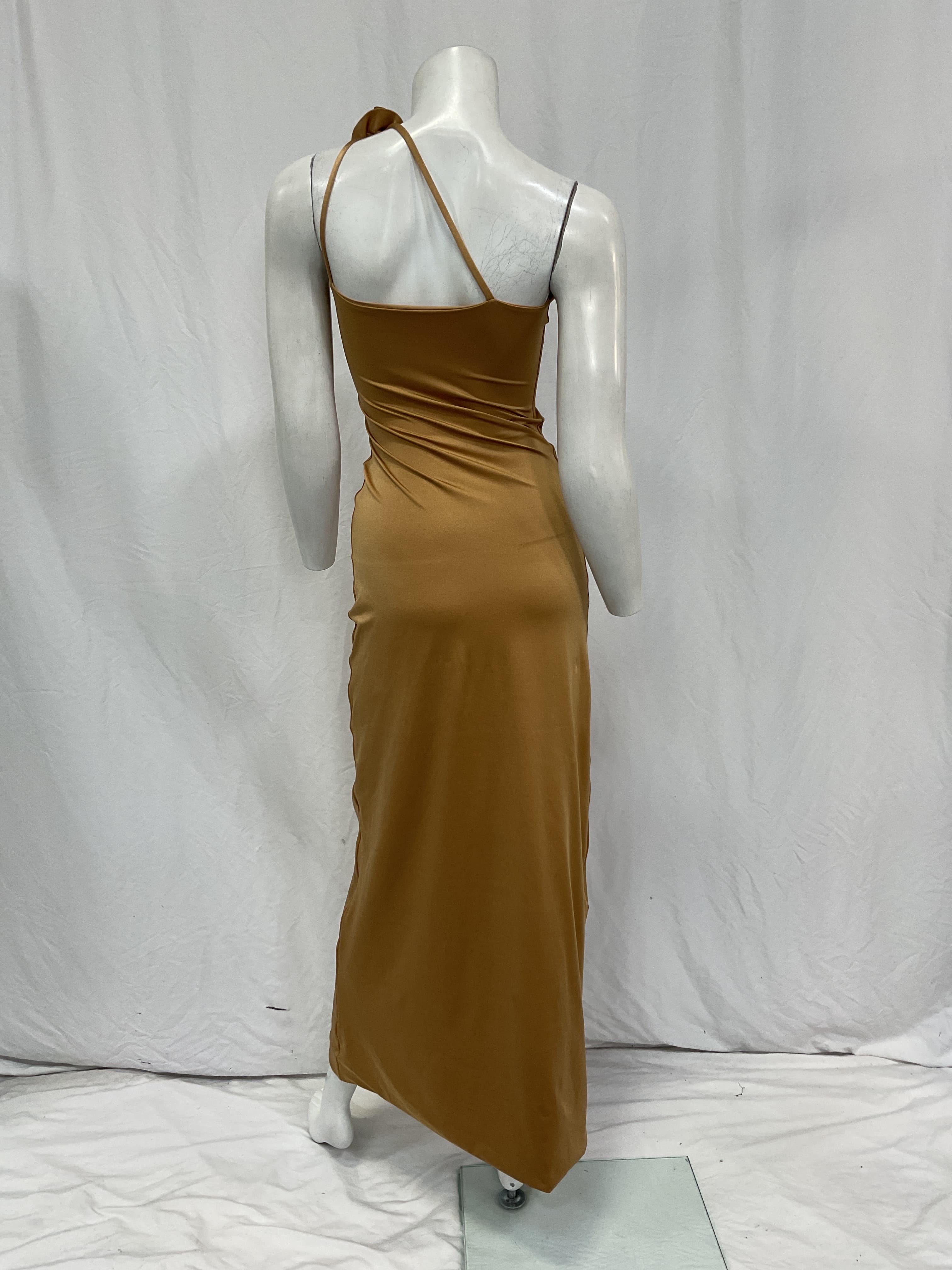 Celosia Dress In Champagne - Image 2