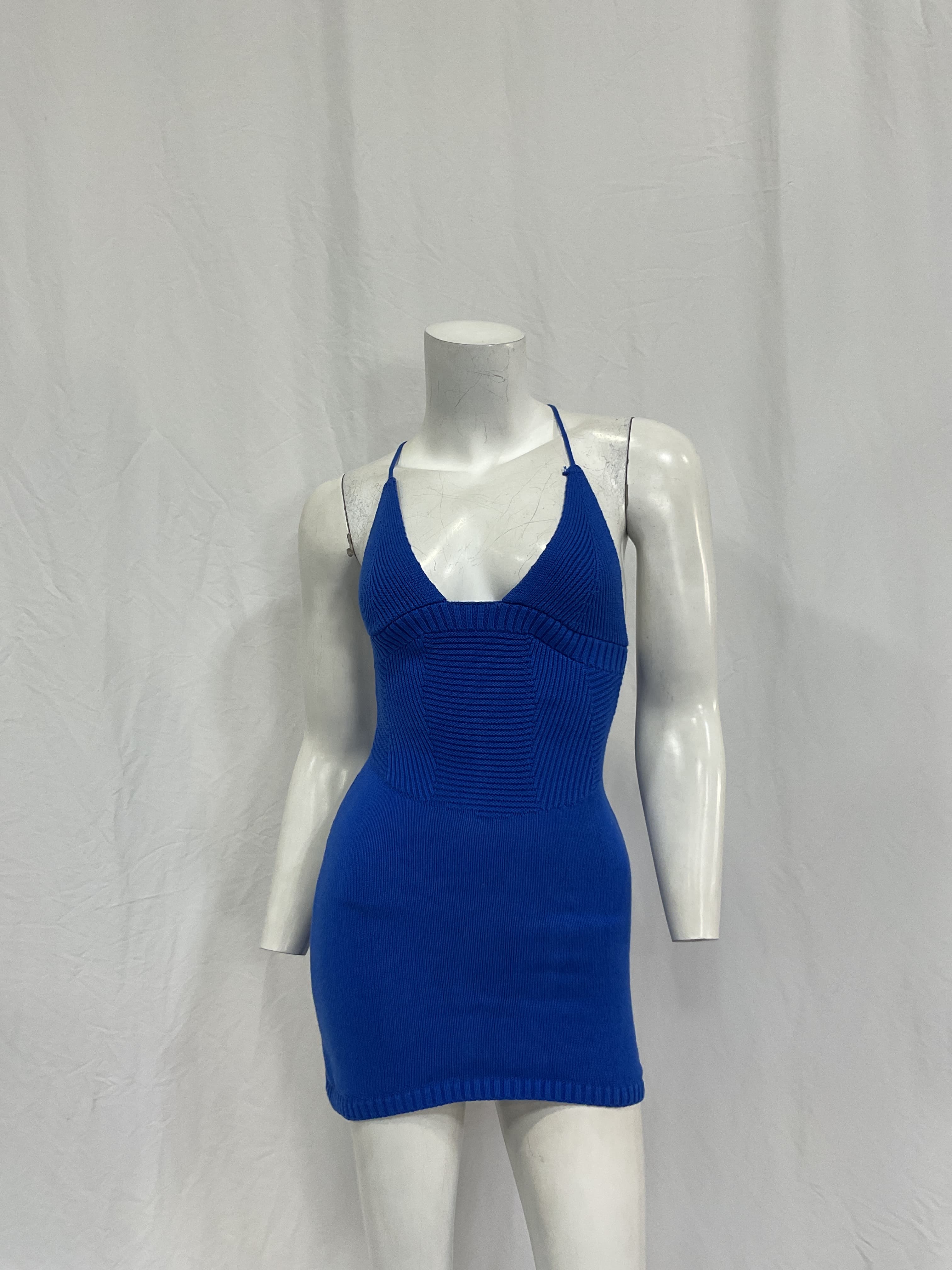Breah Corset Mini Dress In Royal Blue - Image 4