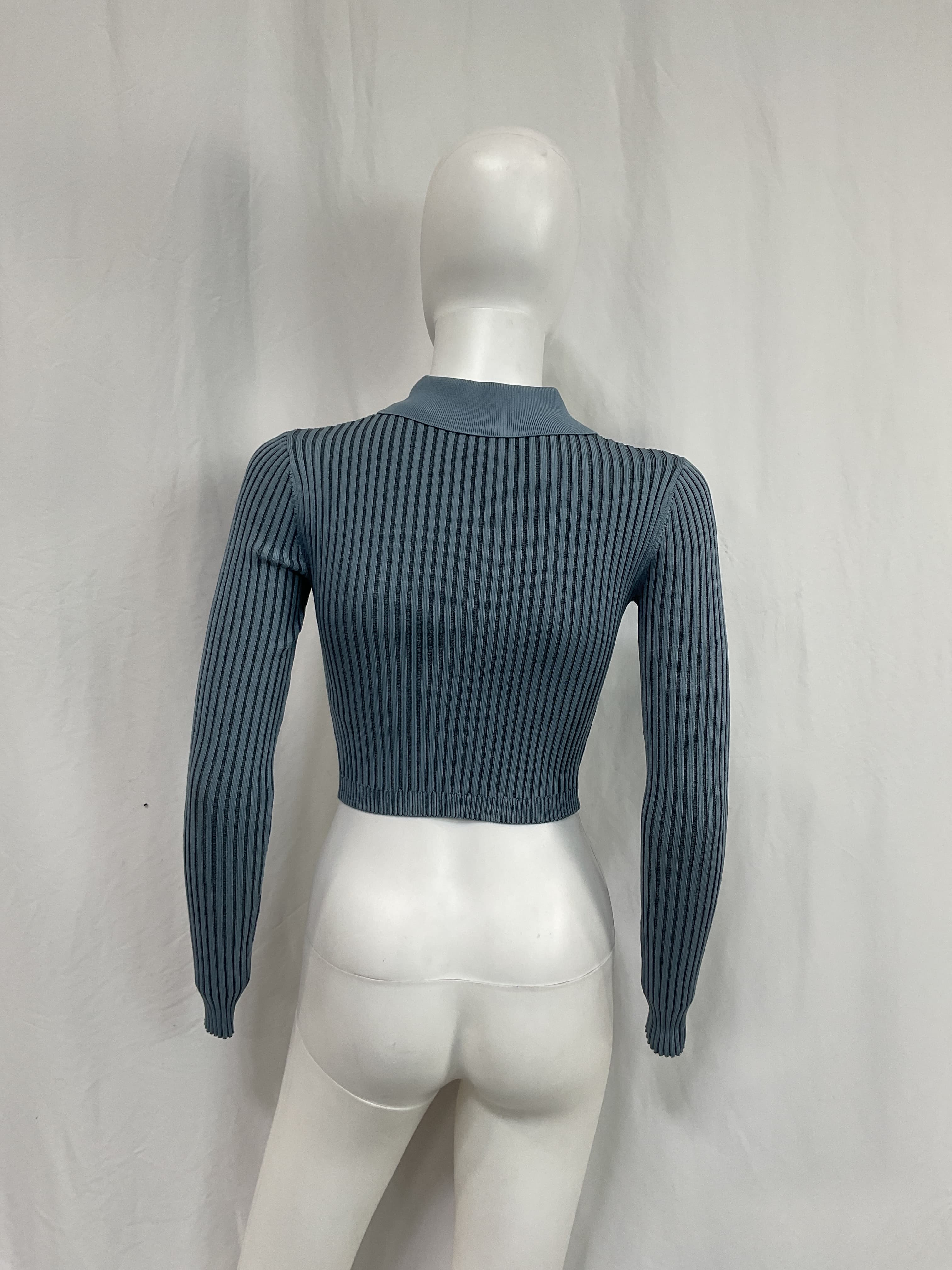 Sol Crop Top In Slate - Image 2