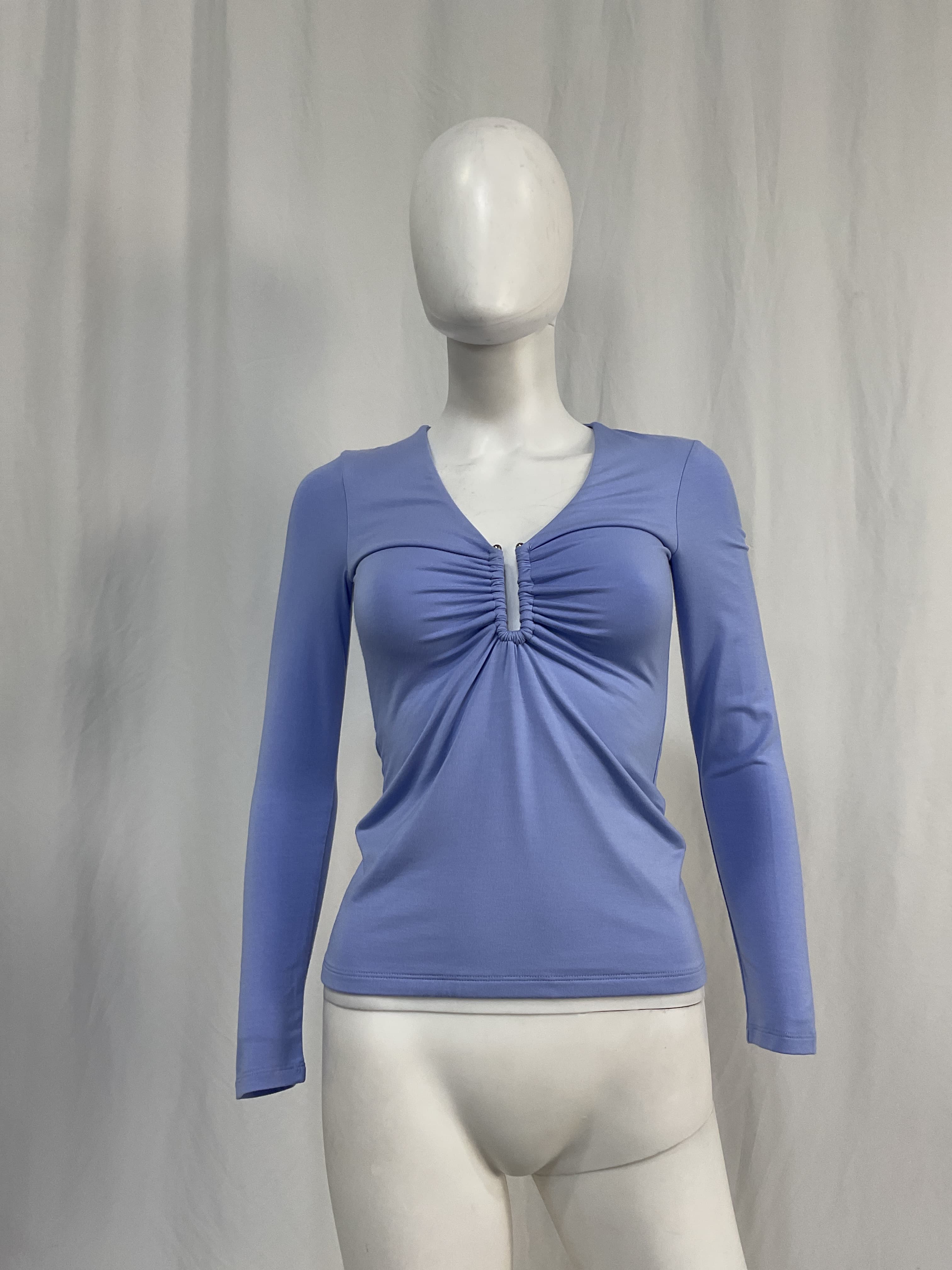 Madeline Top In Periwinkle - Image 2