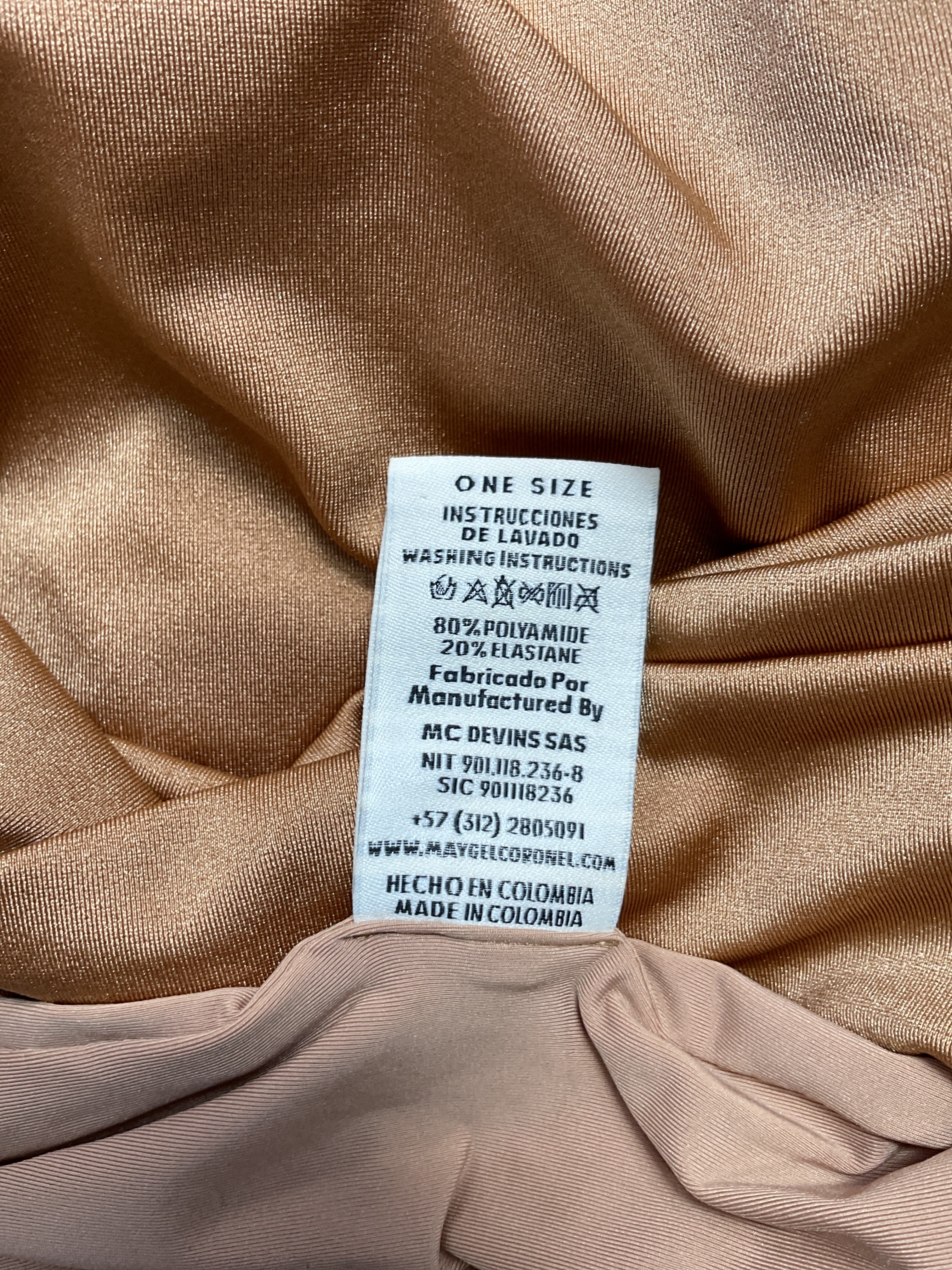 Celosia Dress In Champagne - Image 4