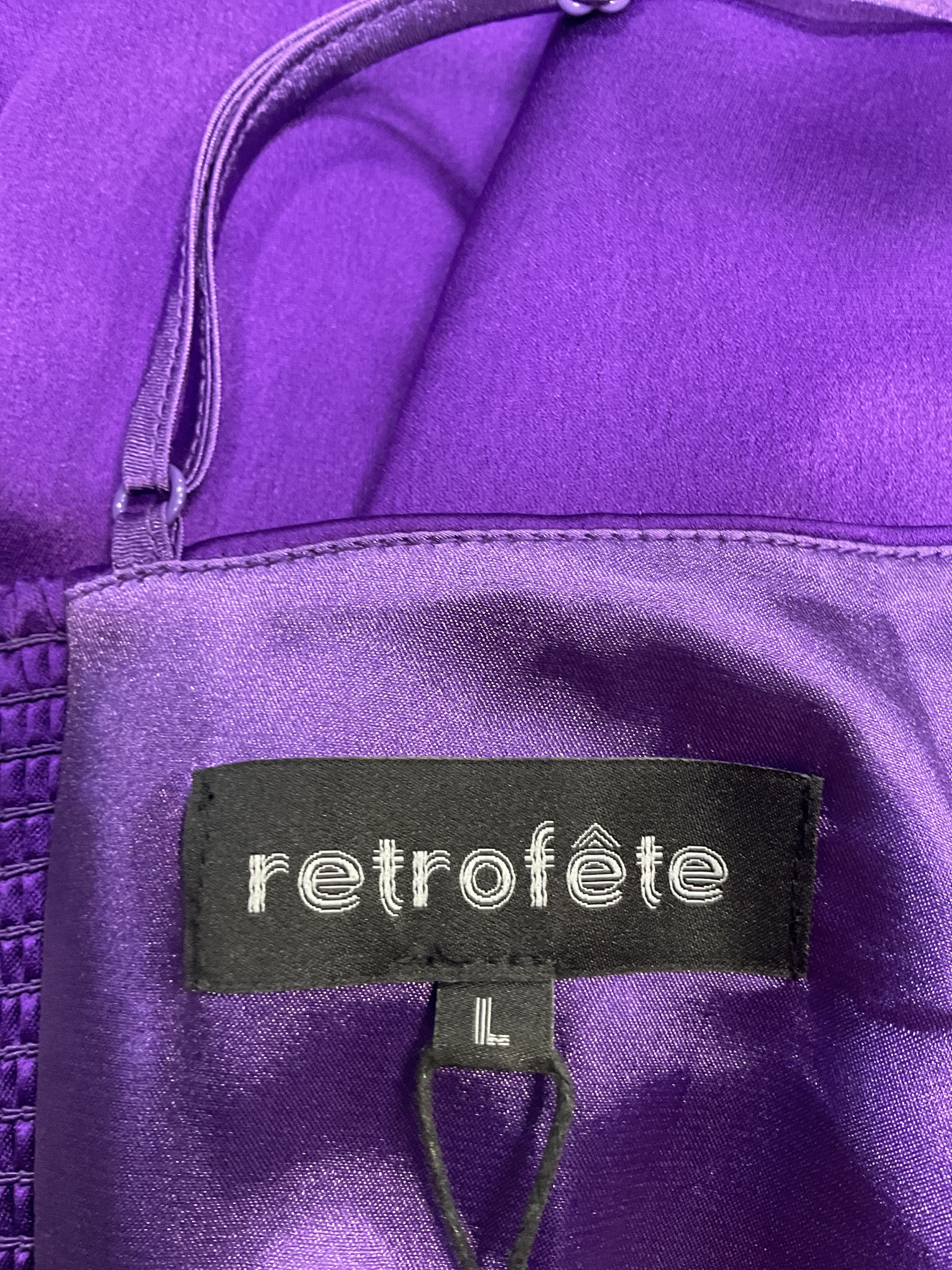 Janessa Dress In Royal Purple - Image 3