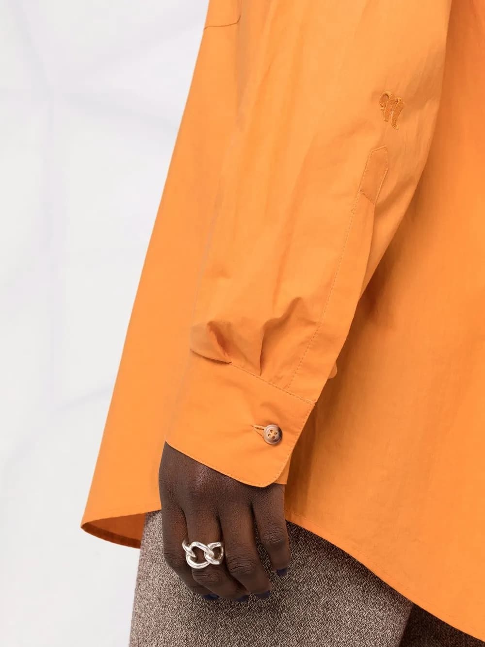 Long-Sleeve Button-Fastening Shirt - Image 1