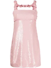 Sequinned Sleeveless Mini Dress - Image 1