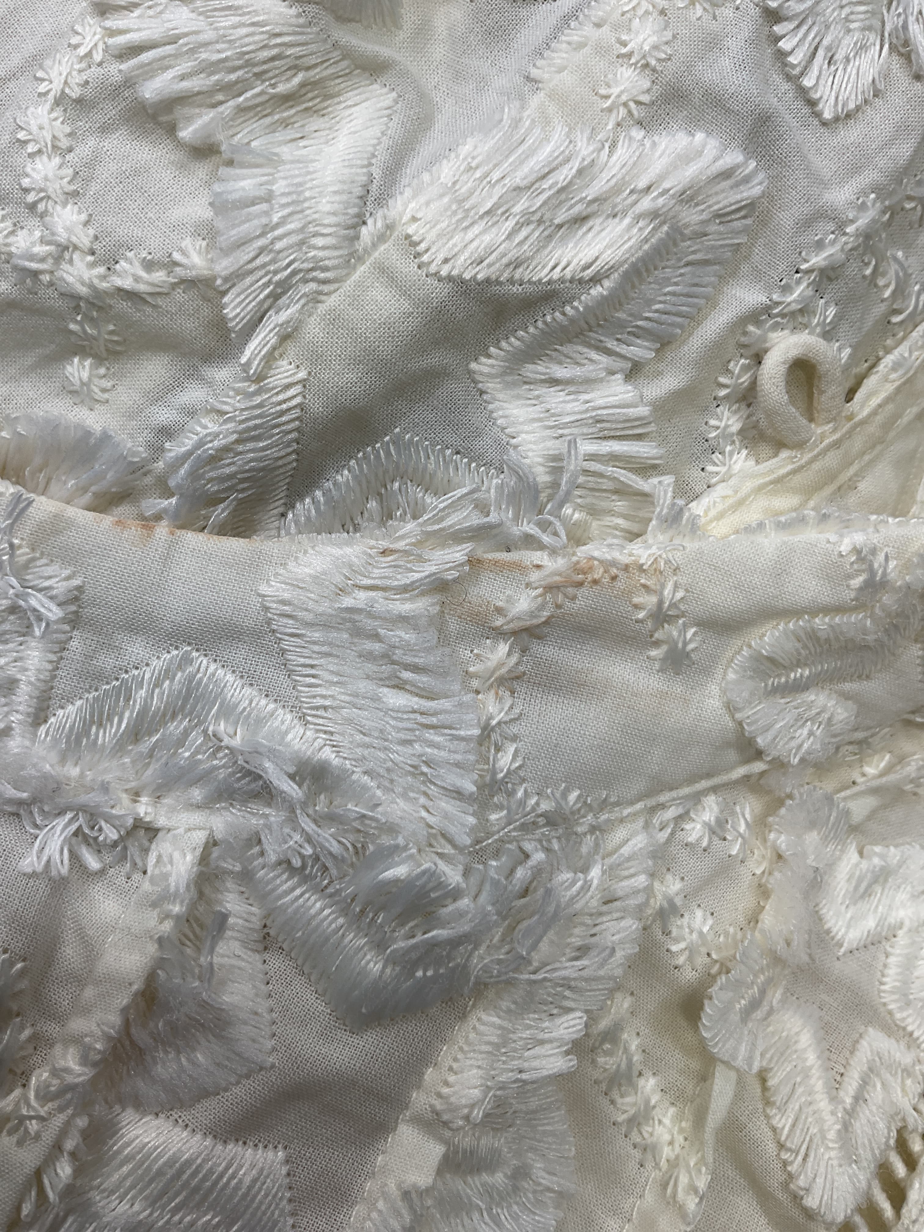 White 3d Stars Blouse - Image 3