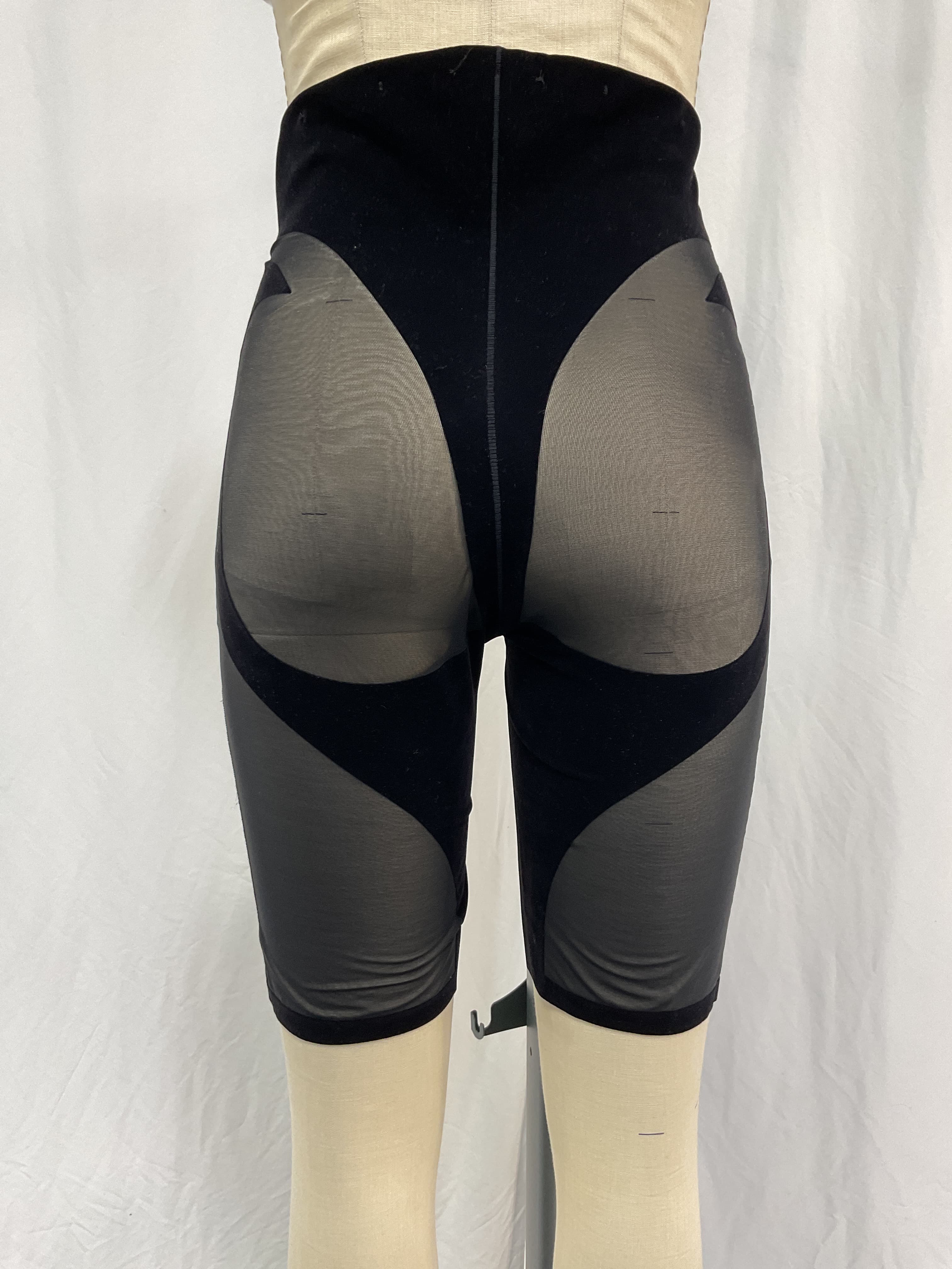 Wolford X Mugler Flock Shaping Short In Black - Image 2