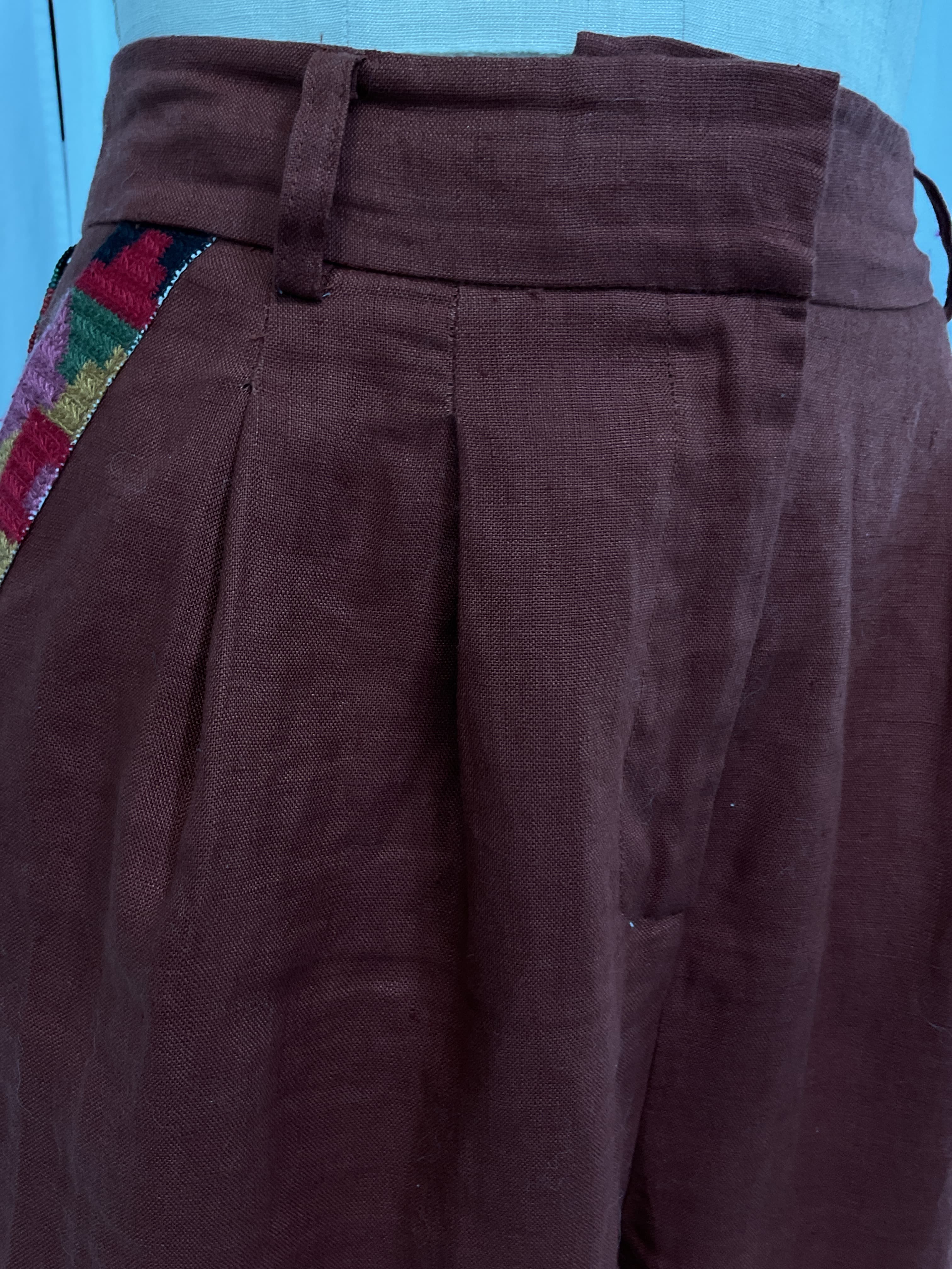 Brown Carrot Pants - Image 4
