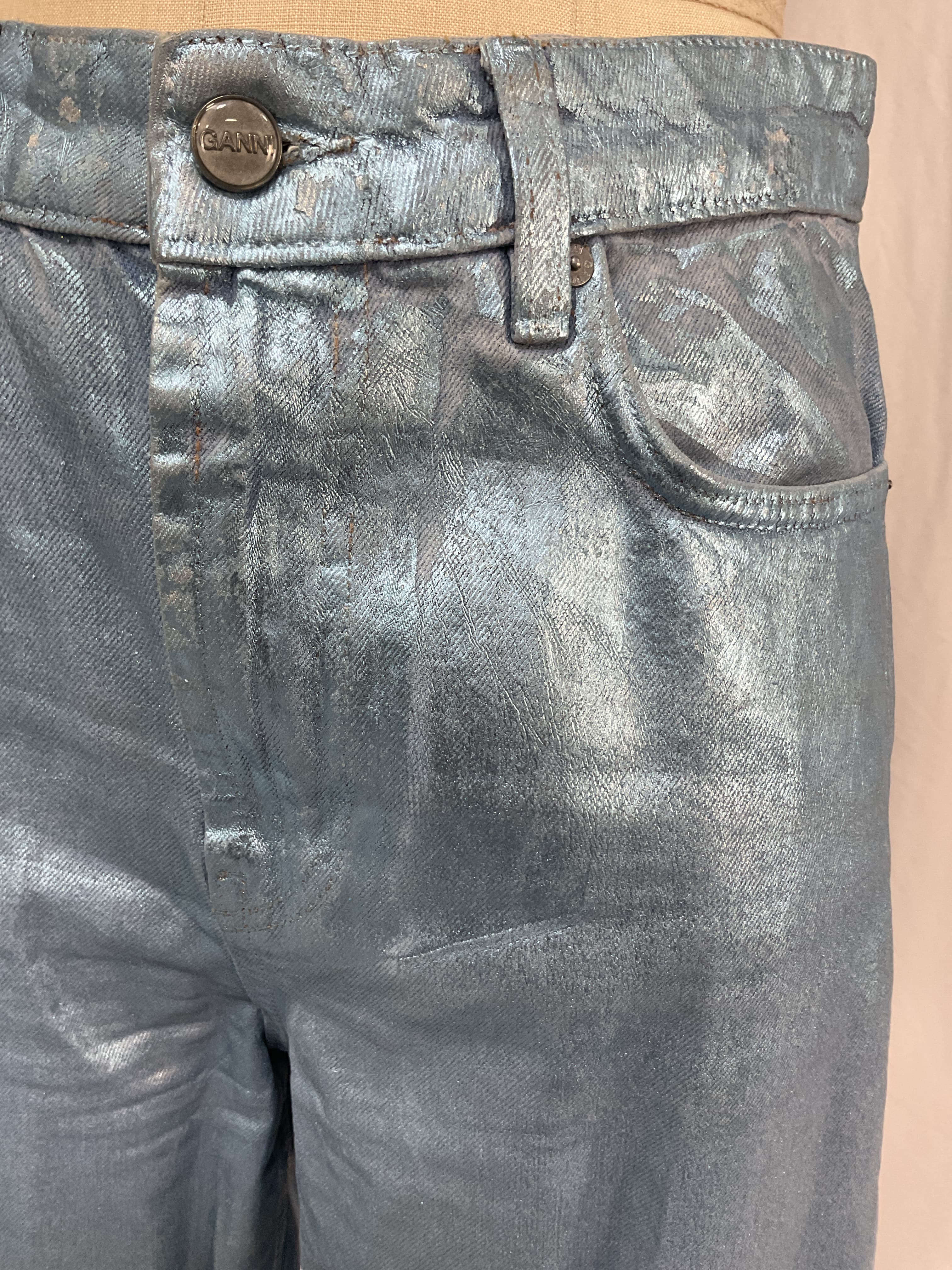 Blue Foil Stary Jeans - Image 4