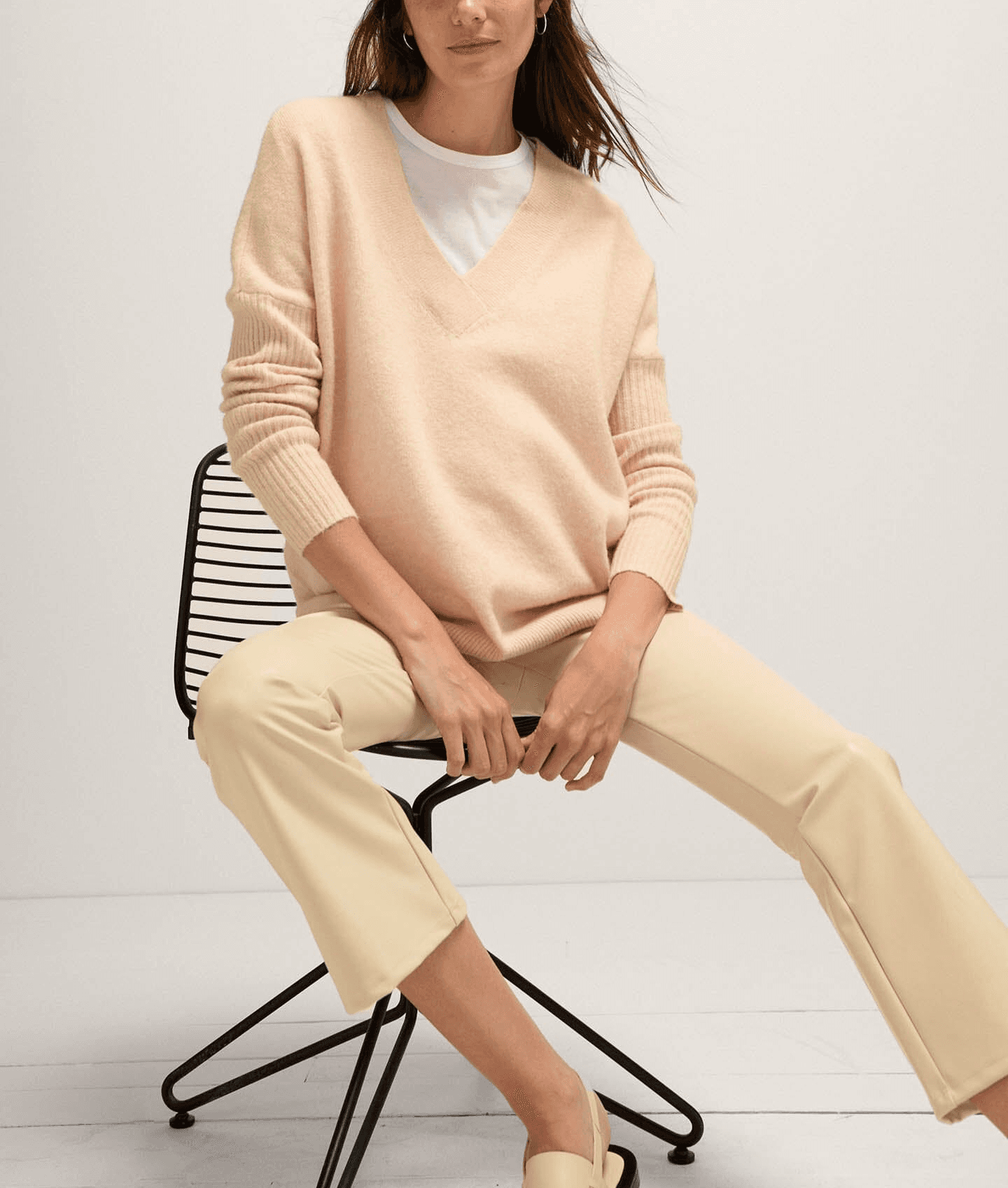 The Eva V-Neck Sweater - Image 1