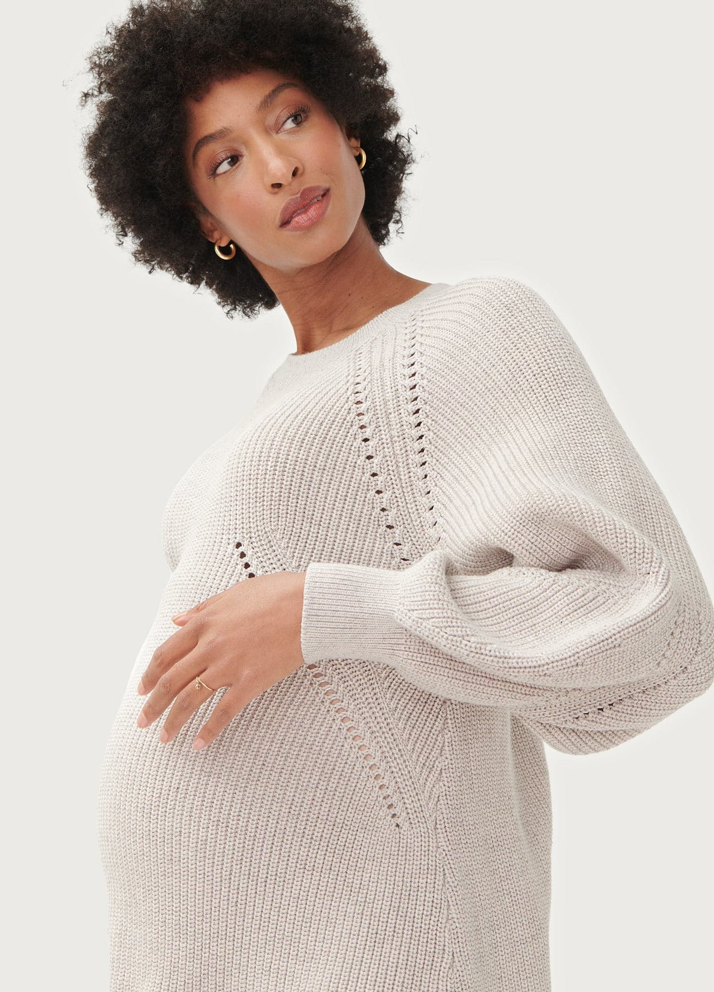 The Flora Pointelle Sweater - Image 1