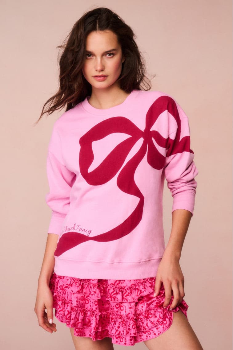 Palo Cotton Holiday Bow Pullover - Image 1