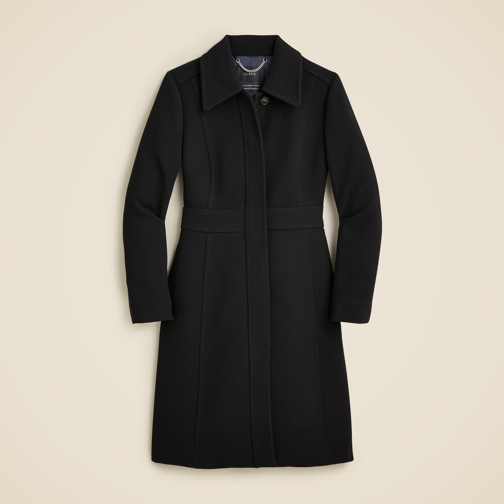 New Lady Day Topcoat In Italian Double Cloth Wool - Image 1
