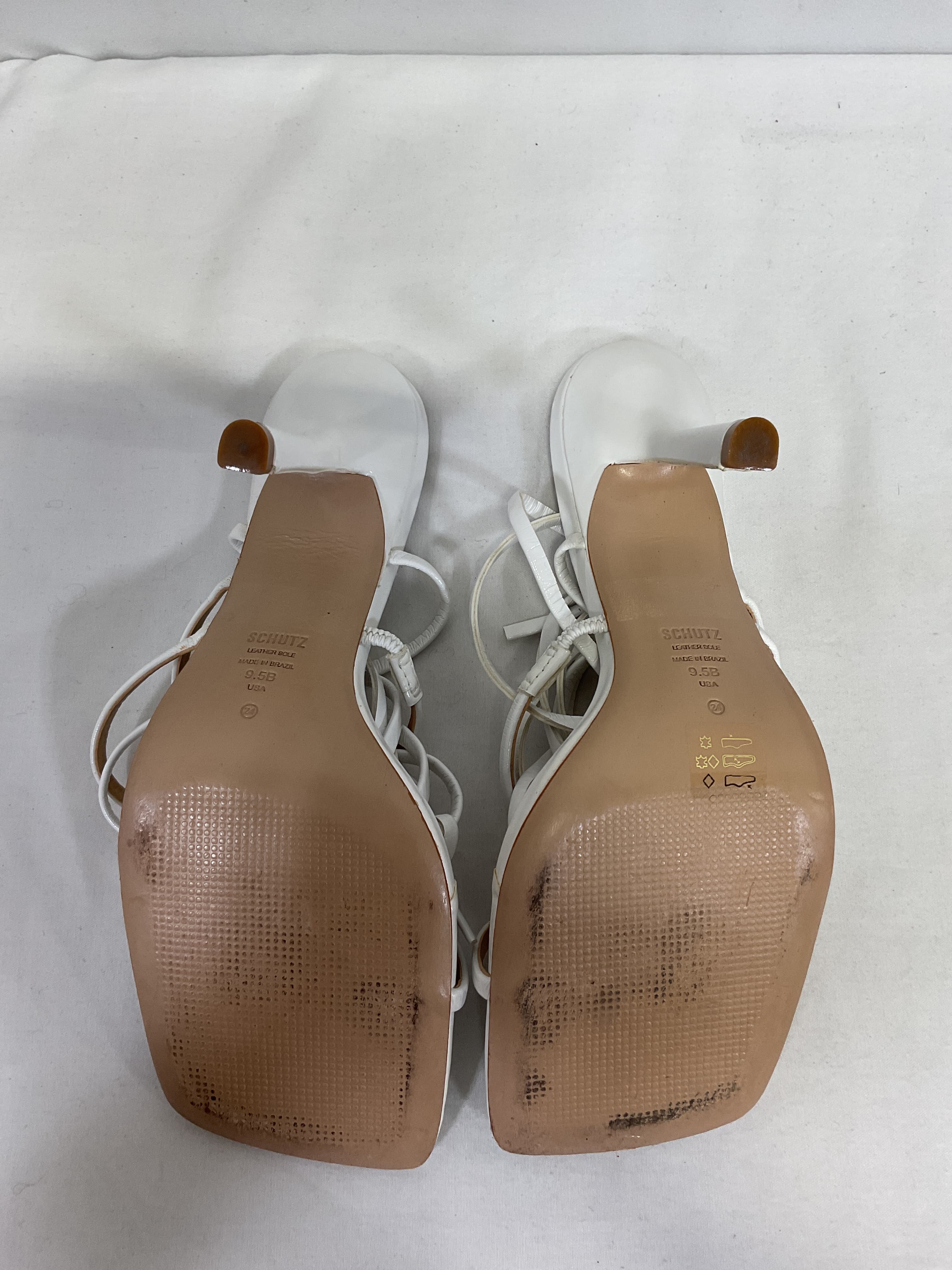 Lily Leather Ankle-Wrap Sandals - Image 4