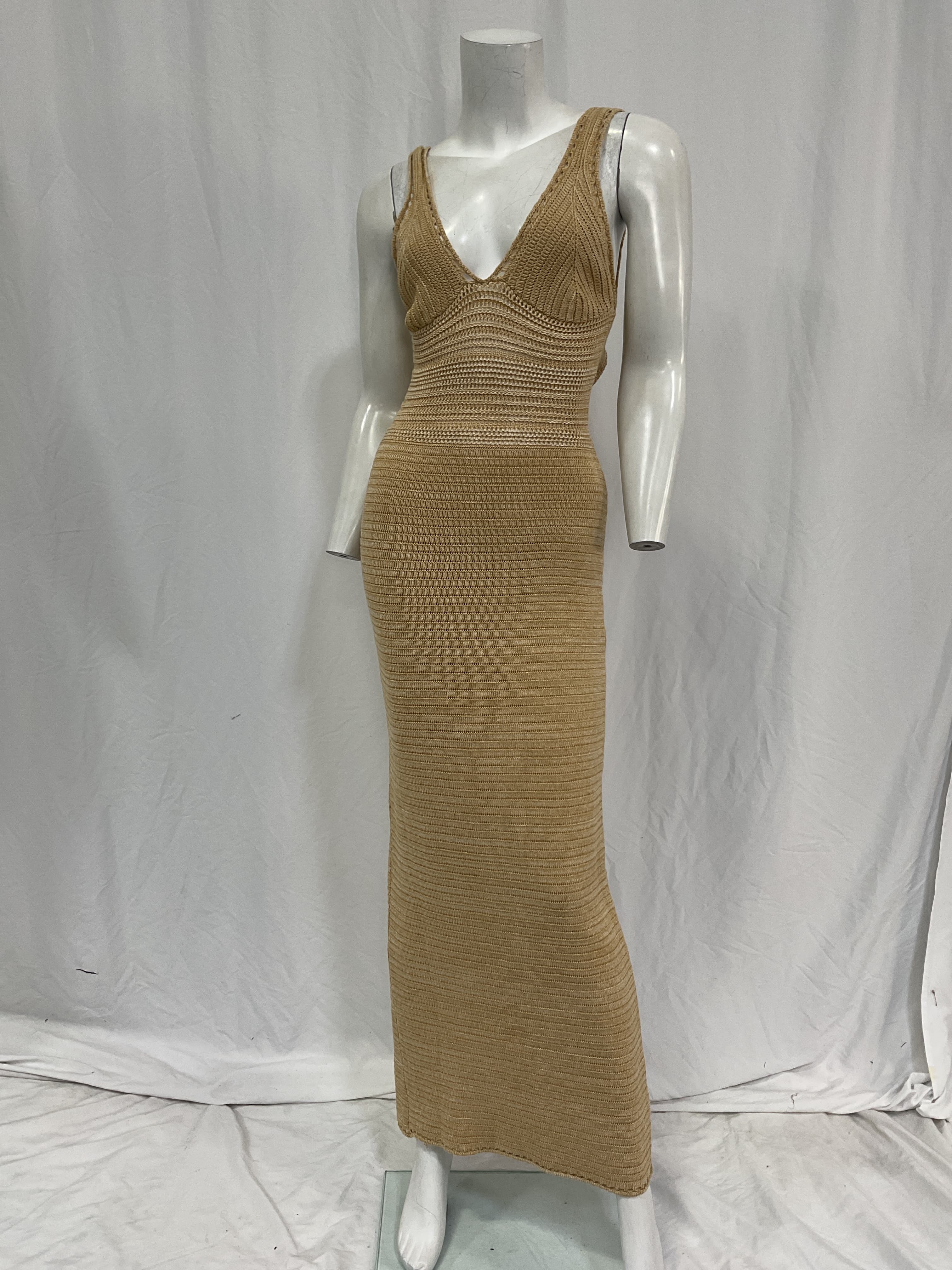 Darcy Open-Back Knit Maxi Dress - Image 3