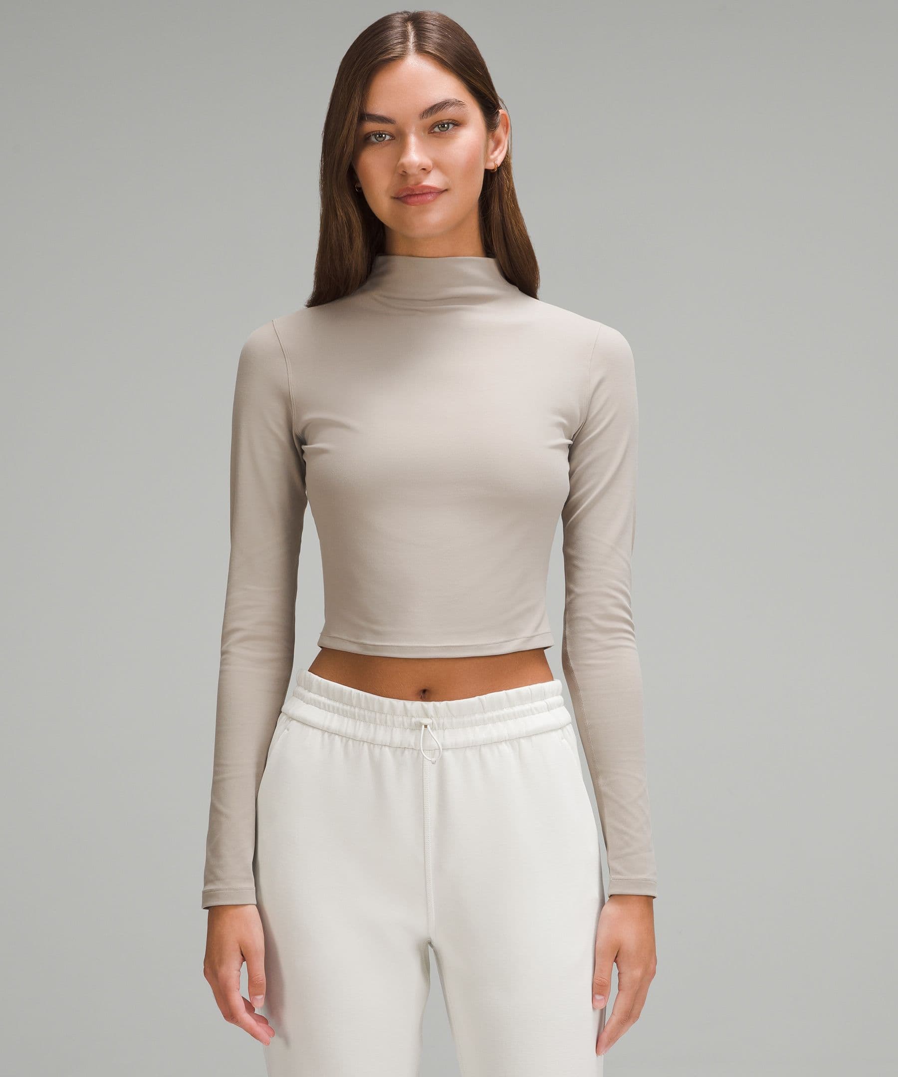 All Aligned Mock-Neck Long-Sleeve Shirt - Image 1
