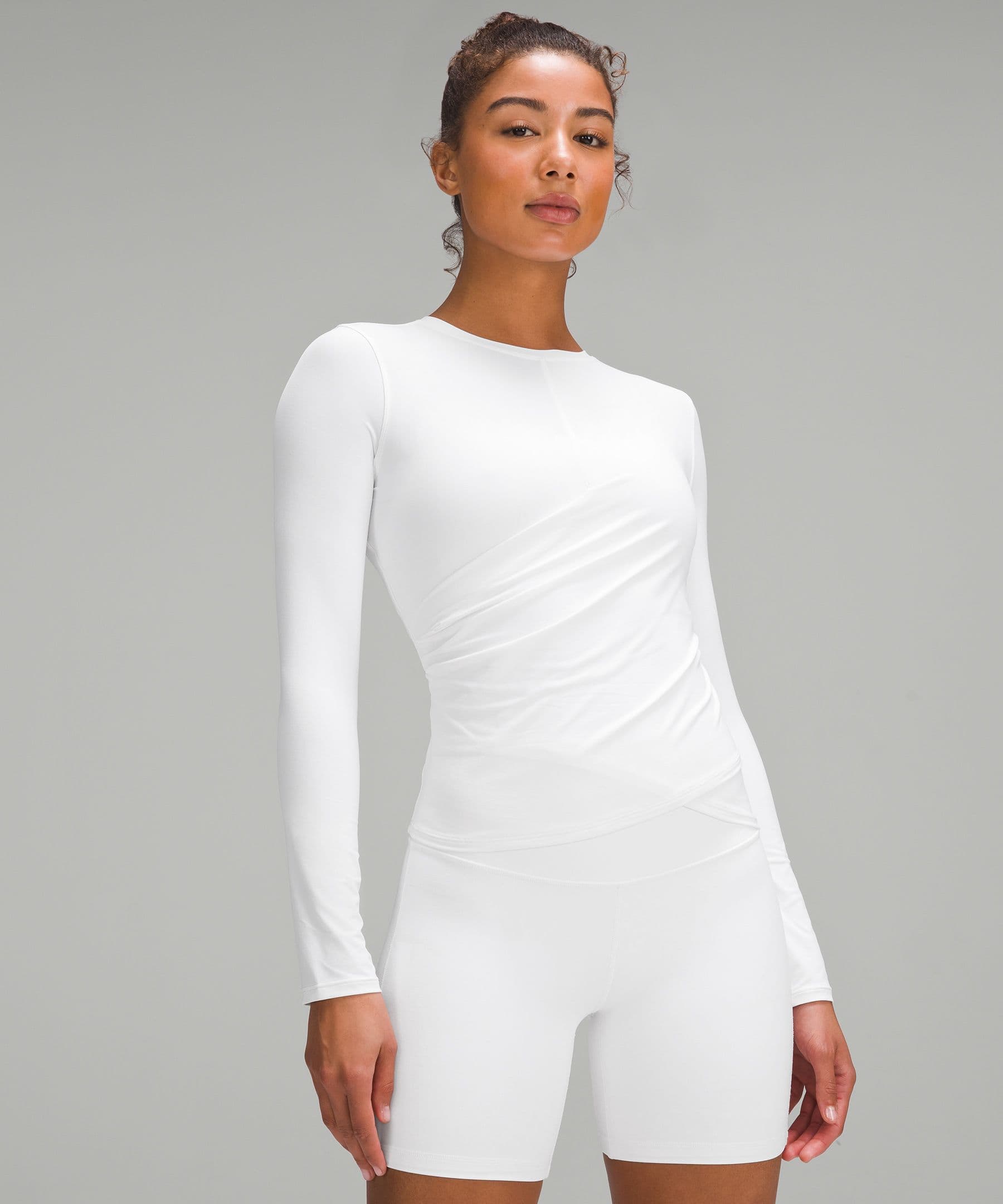 Light Smoothcover Wrap-Front Long-Sleeve Shirt - Image 1