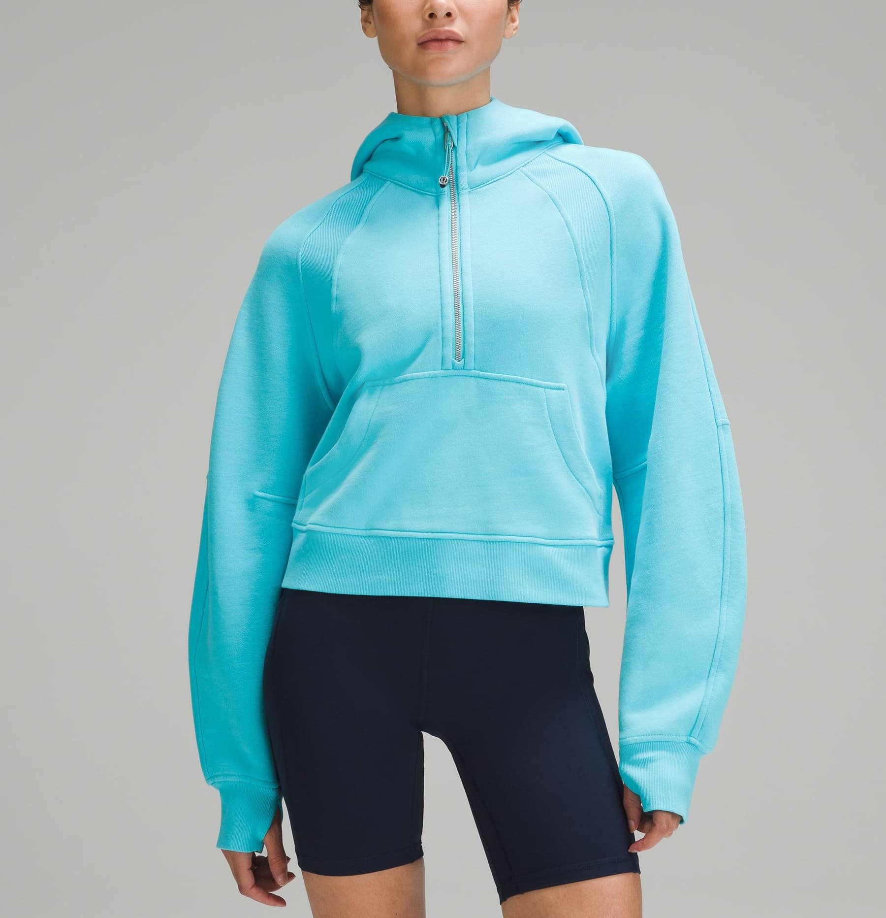Scuba Oversized Half-Zip Hoodie - Image 1