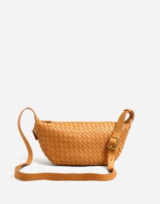 The Sling Crossbody Bag In Handwoven Leather - Image 1