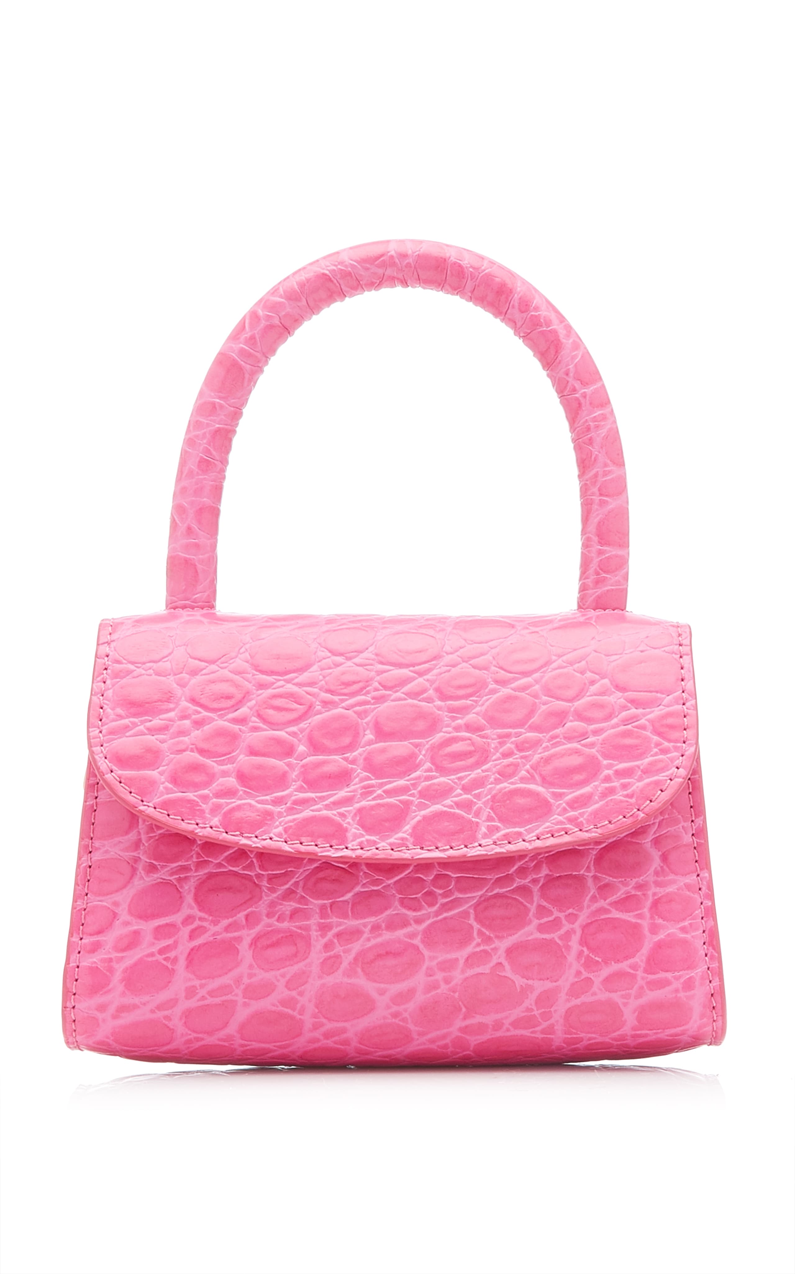 Mini Croc-Embossed Leather Shoulder Bag - Image 2
