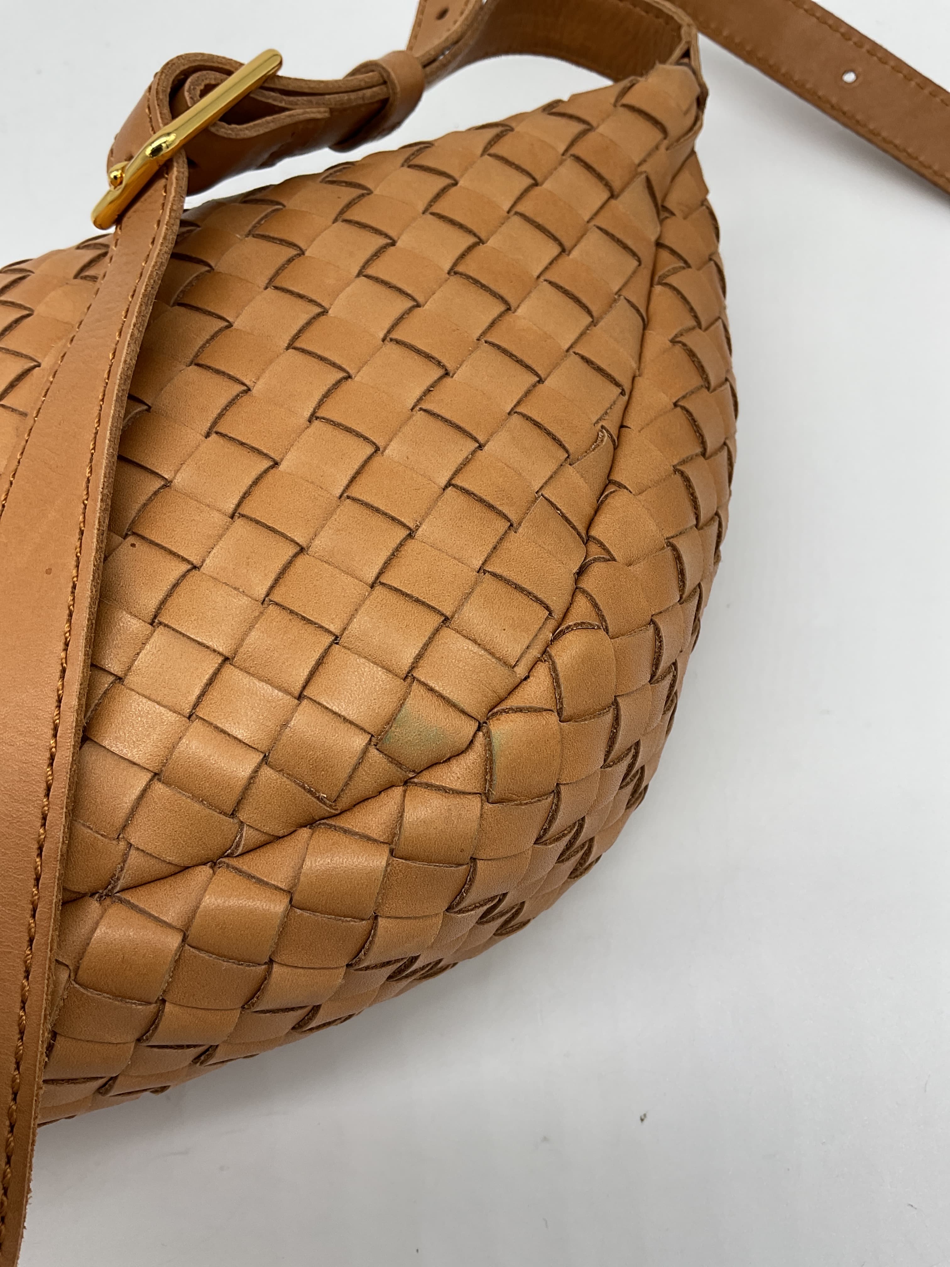 The Sling Crossbody Bag In Handwoven Leather - Image 4