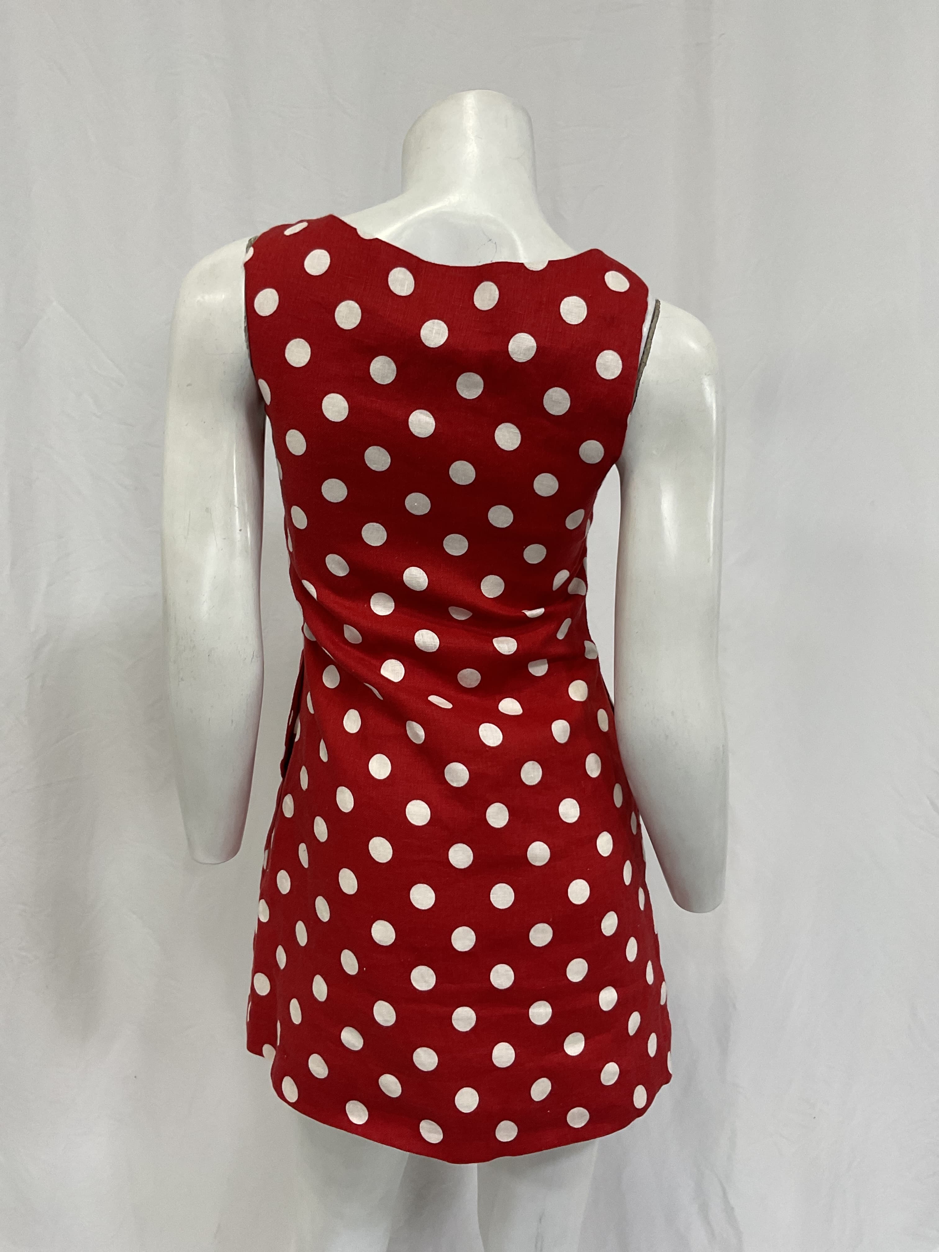 Alice Linen Mini Dress - Image 2