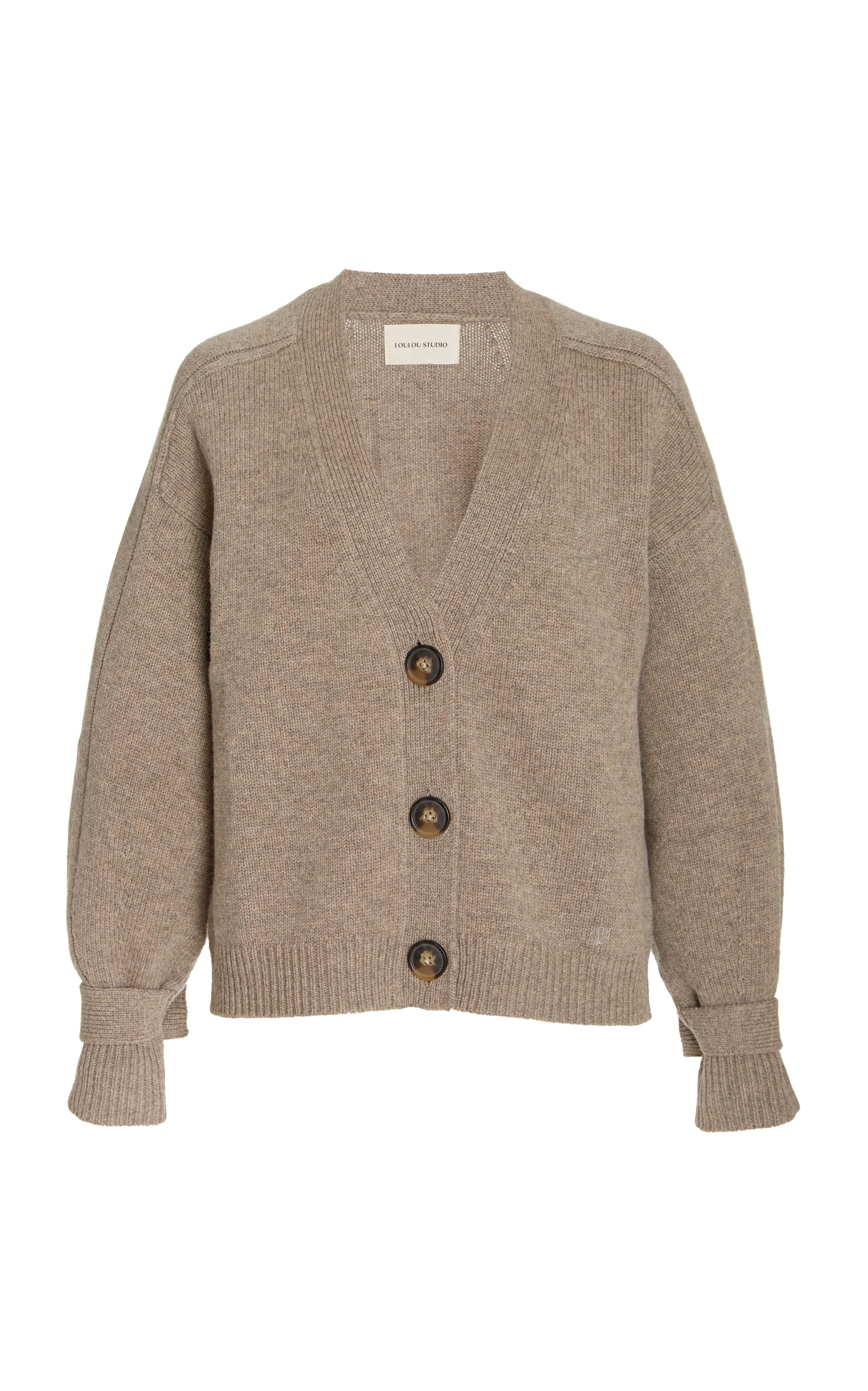 Tiberine Wool-Cashmere Cardigan - Image 2