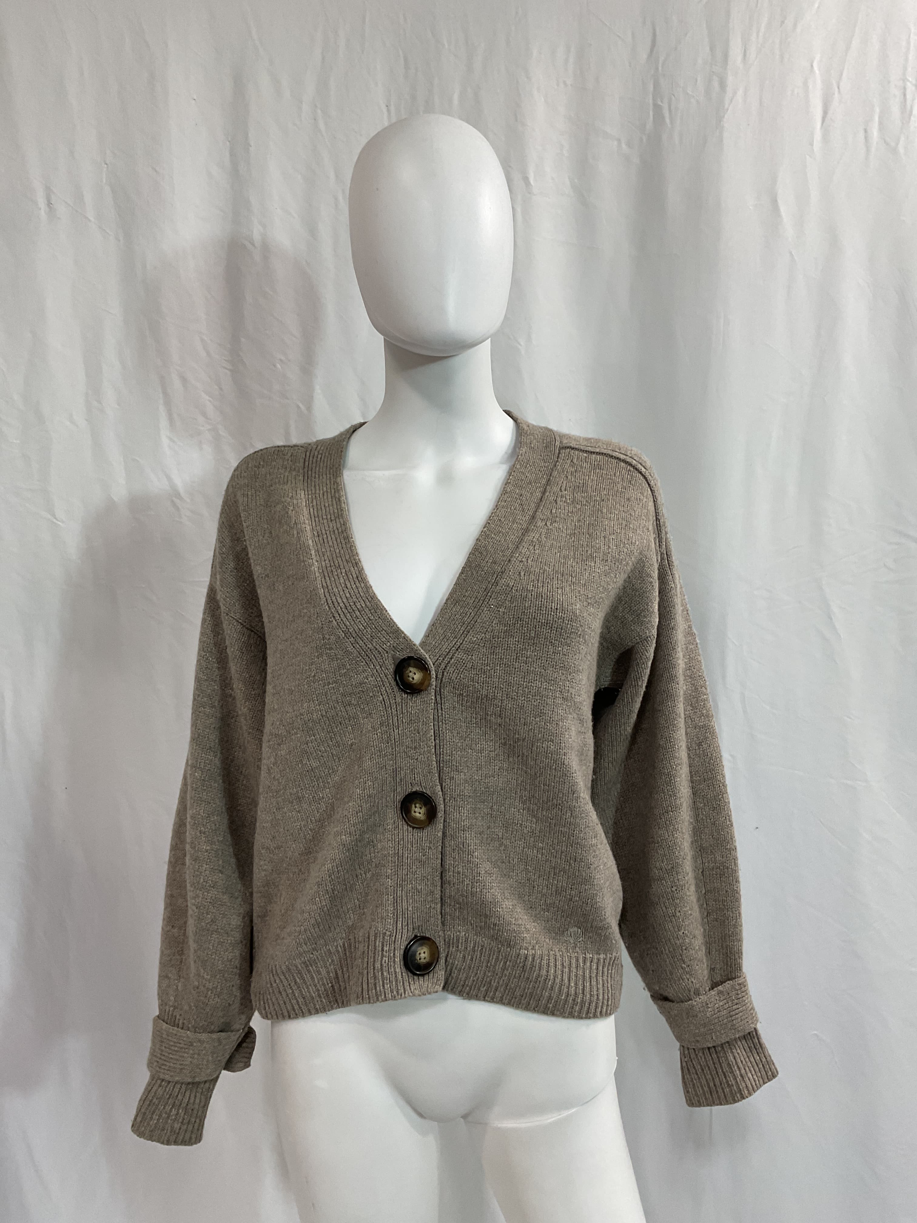Tiberine Wool-Cashmere Cardigan - Image 3