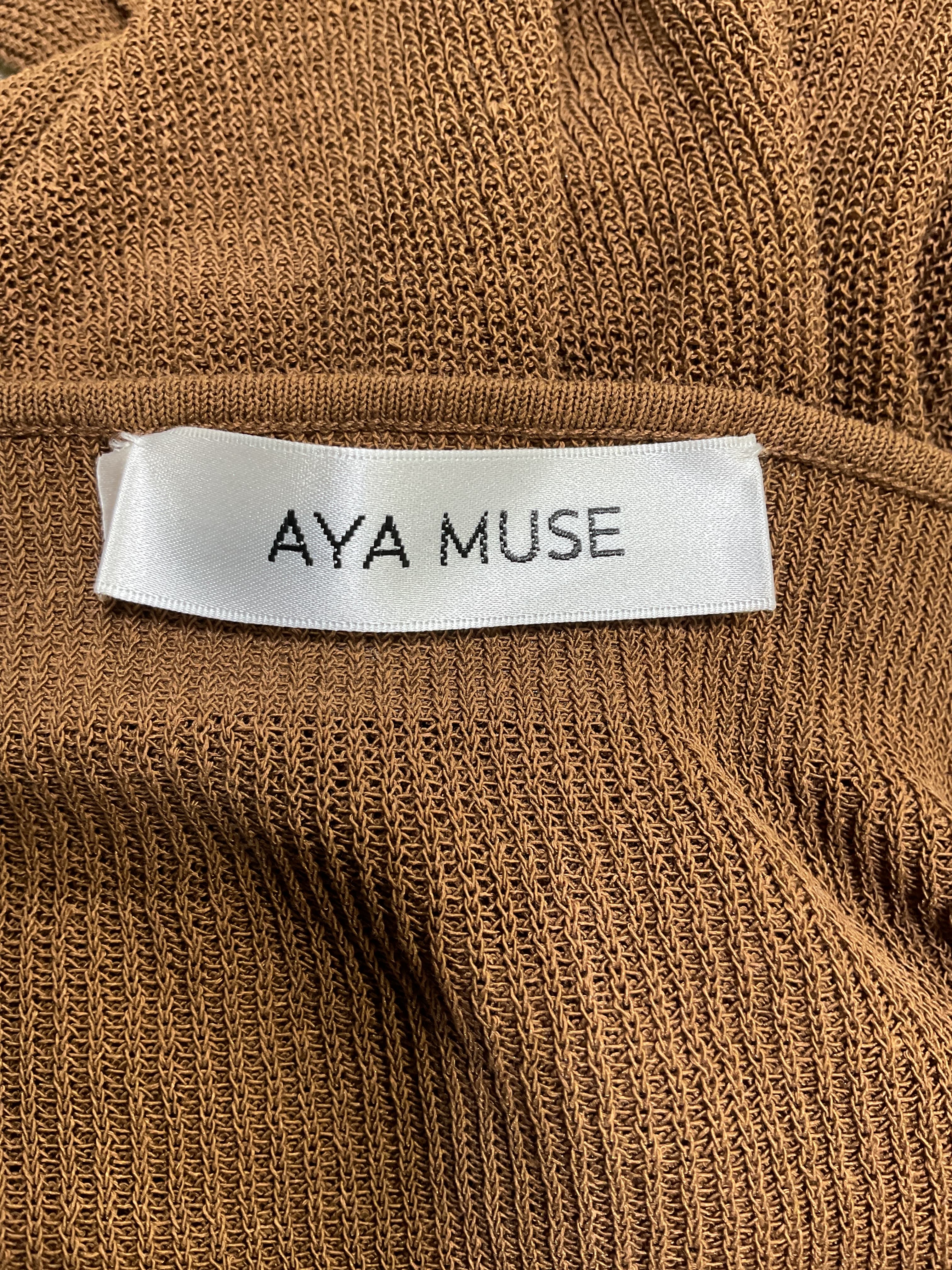 Alya Scarf-Detailed Knit Cotton-Blend - Image 4