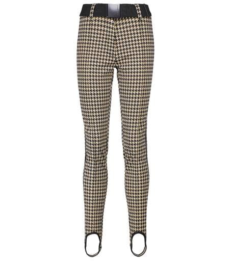 Percy Houndstooth Stirrup Ski Pants - Image 1
