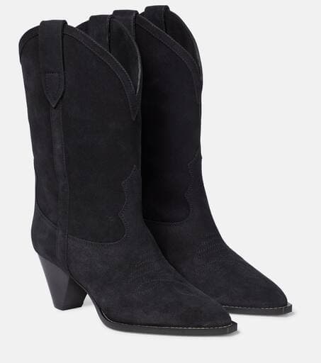 Luliette Suede Western Boots - Image 1