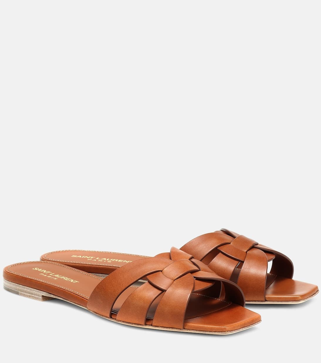 Tribute Nu Pieds 05 Leather Slides - Image 1