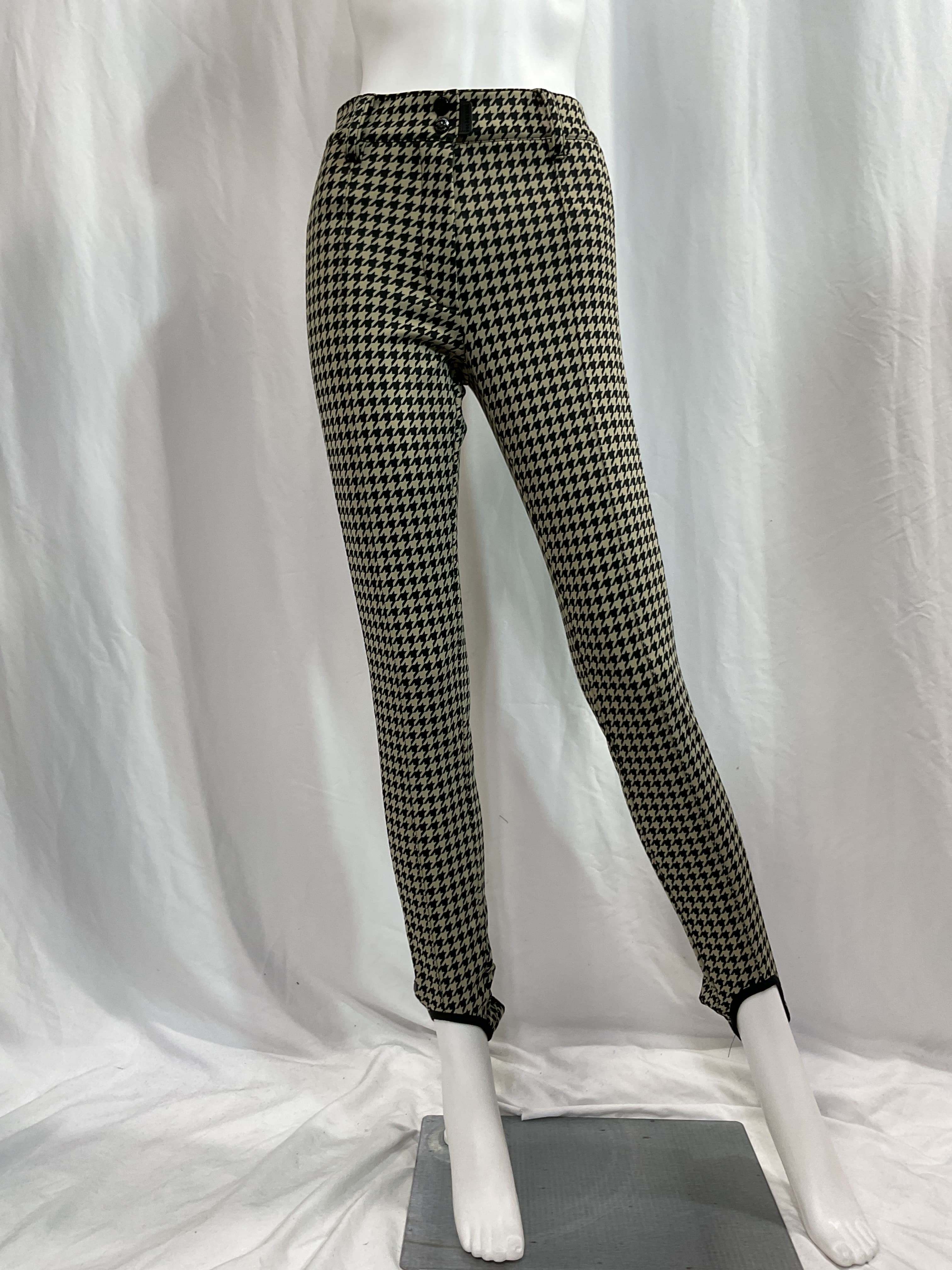 Percy Houndstooth Stirrup Ski Pants - Image 2