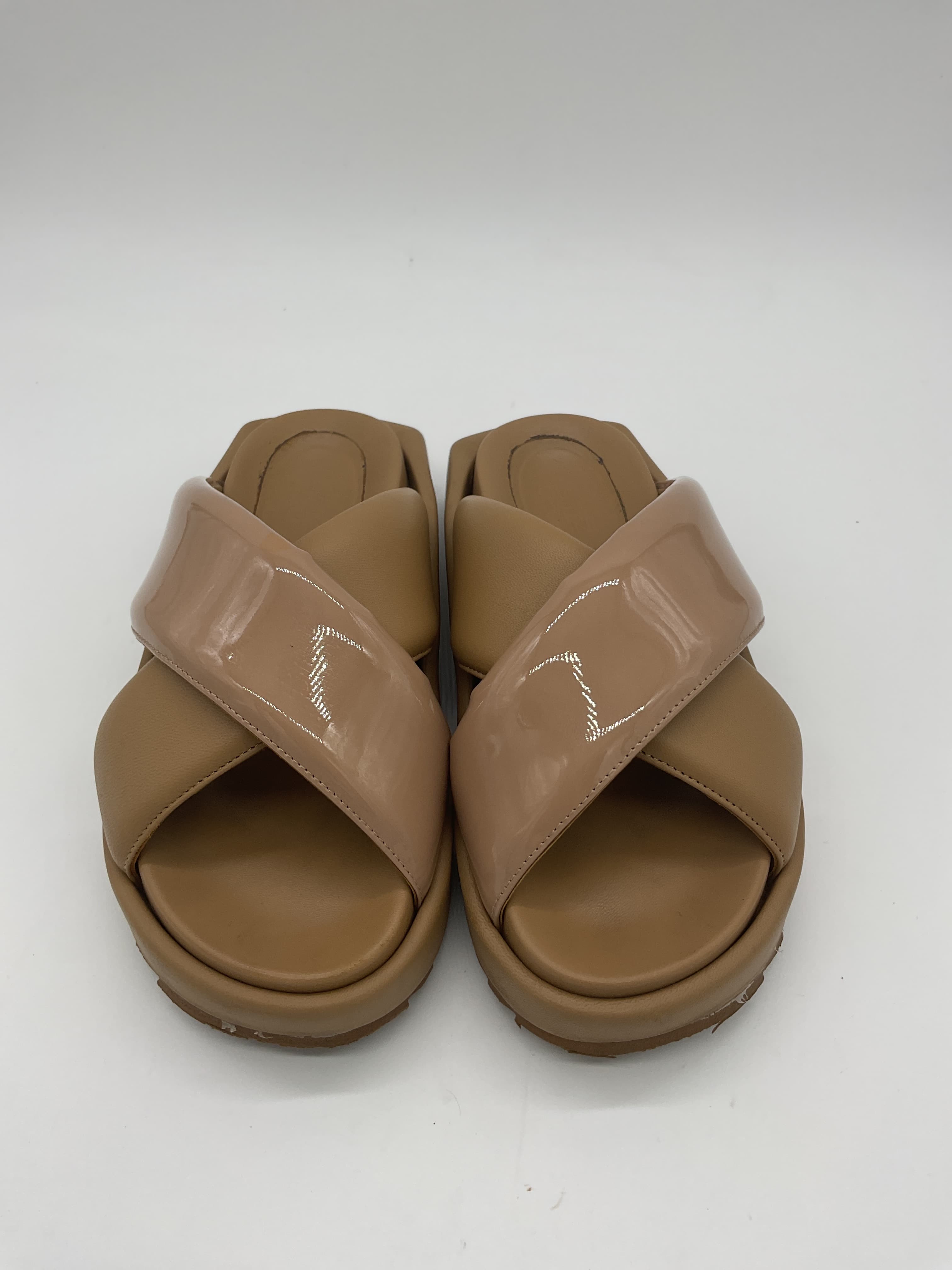 Gia 25 Padded Leather Slides - Image 3