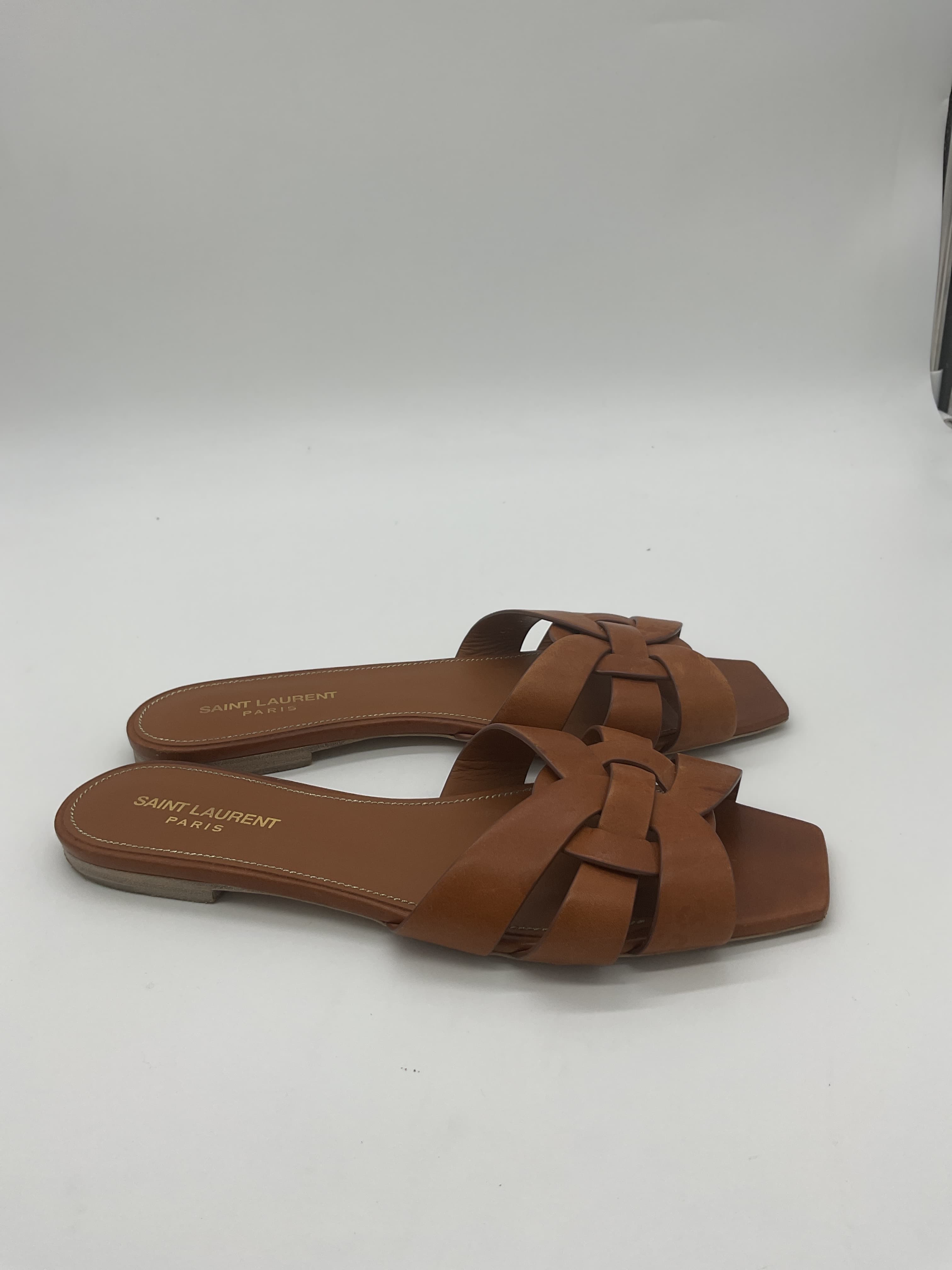 Tribute Nu Pieds 05 Leather Slides - Image 3