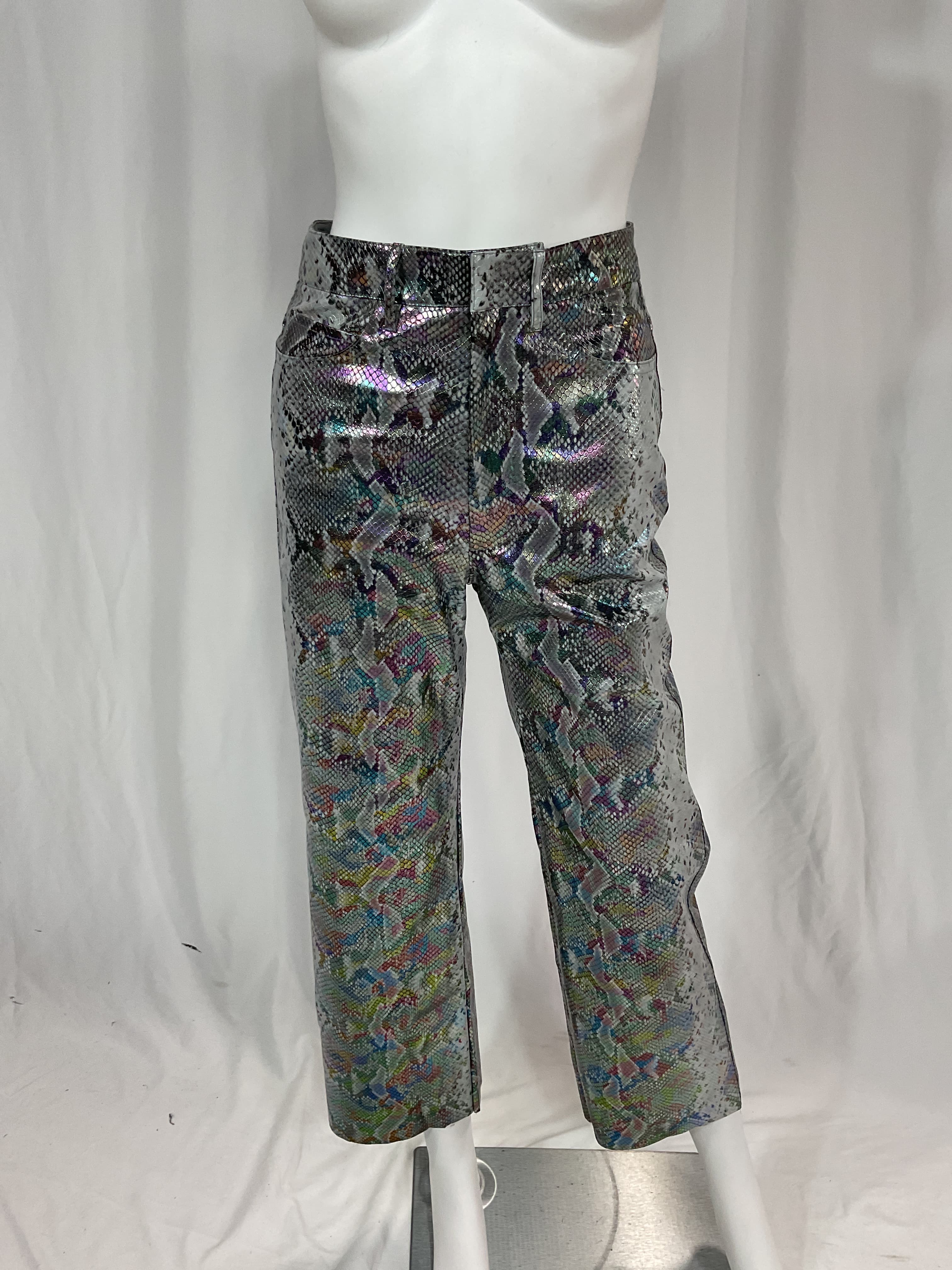 Snake Pu Straight Pants - Image 2