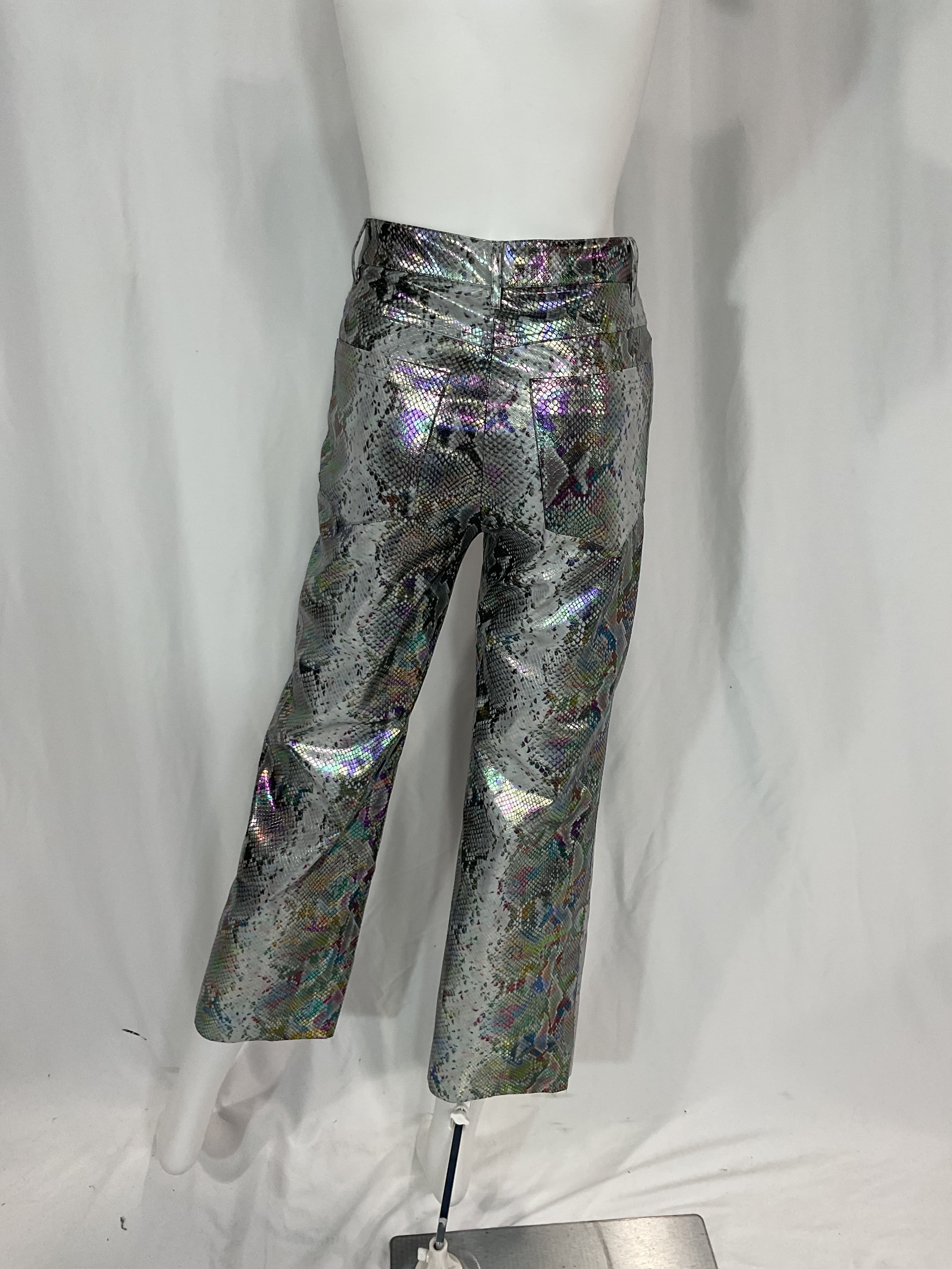 Snake Pu Straight Pants - Image 3