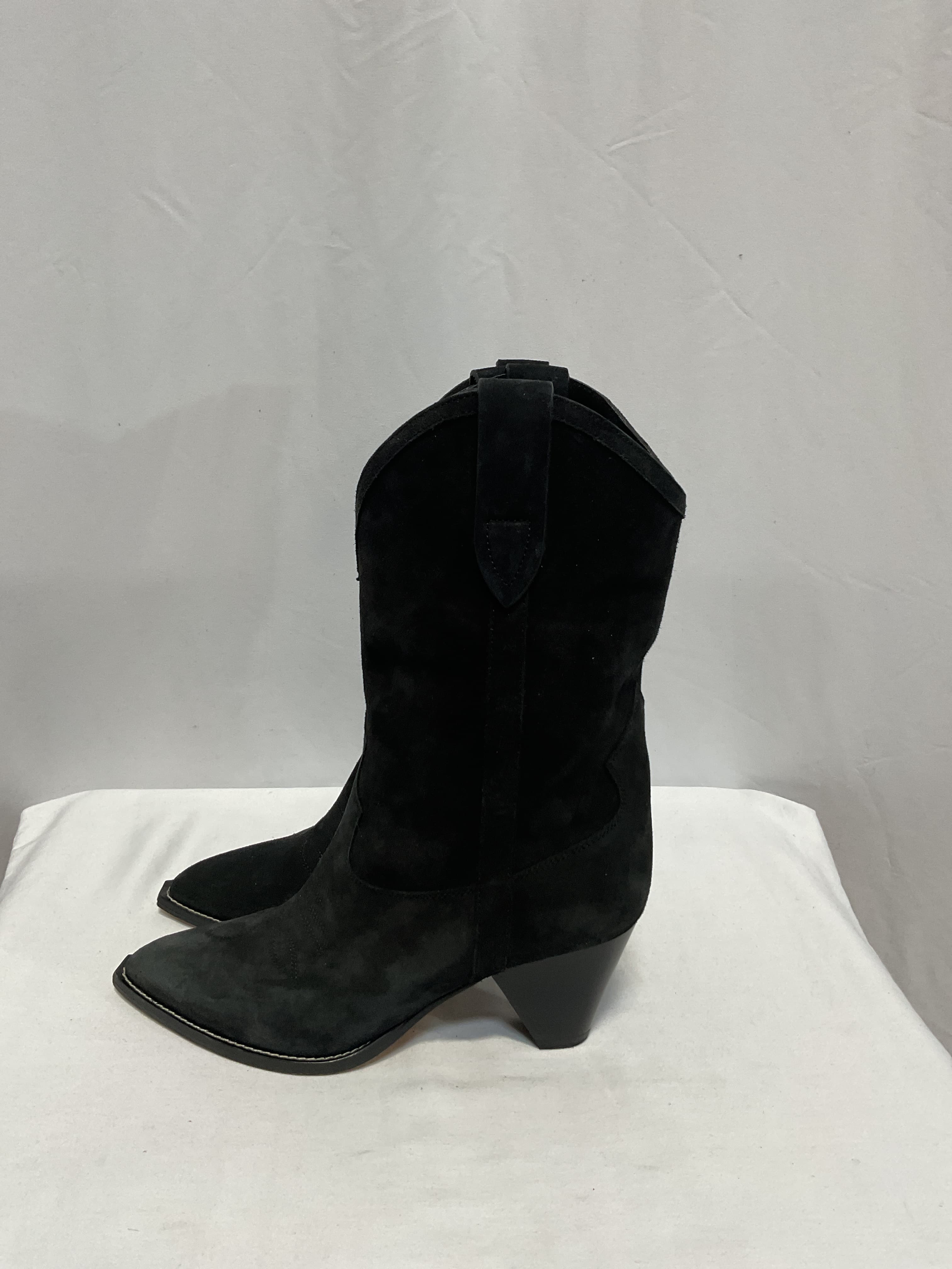 Luliette Suede Western Boots - Image 2