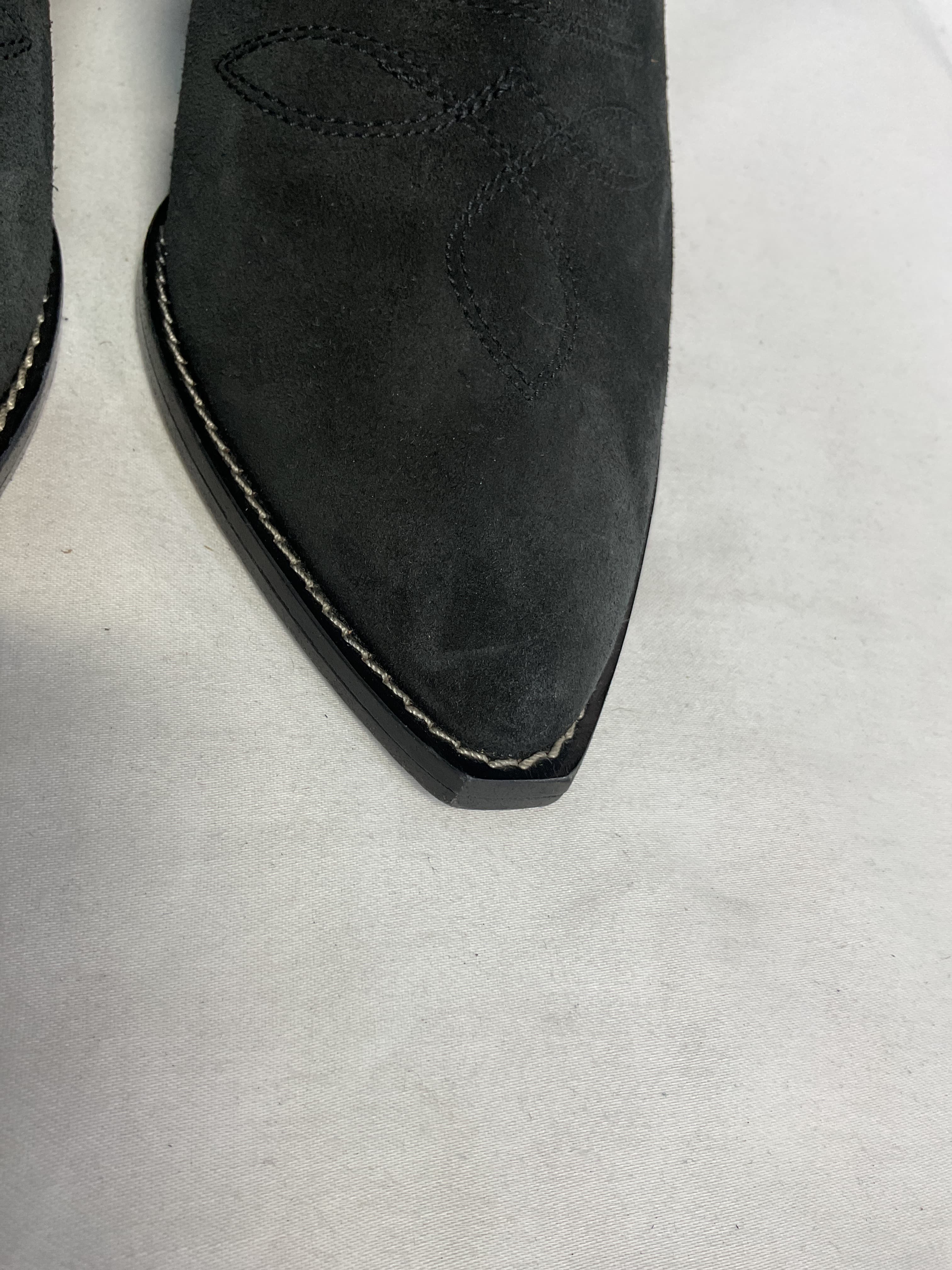 Luliette Suede Western Boots - Image 3