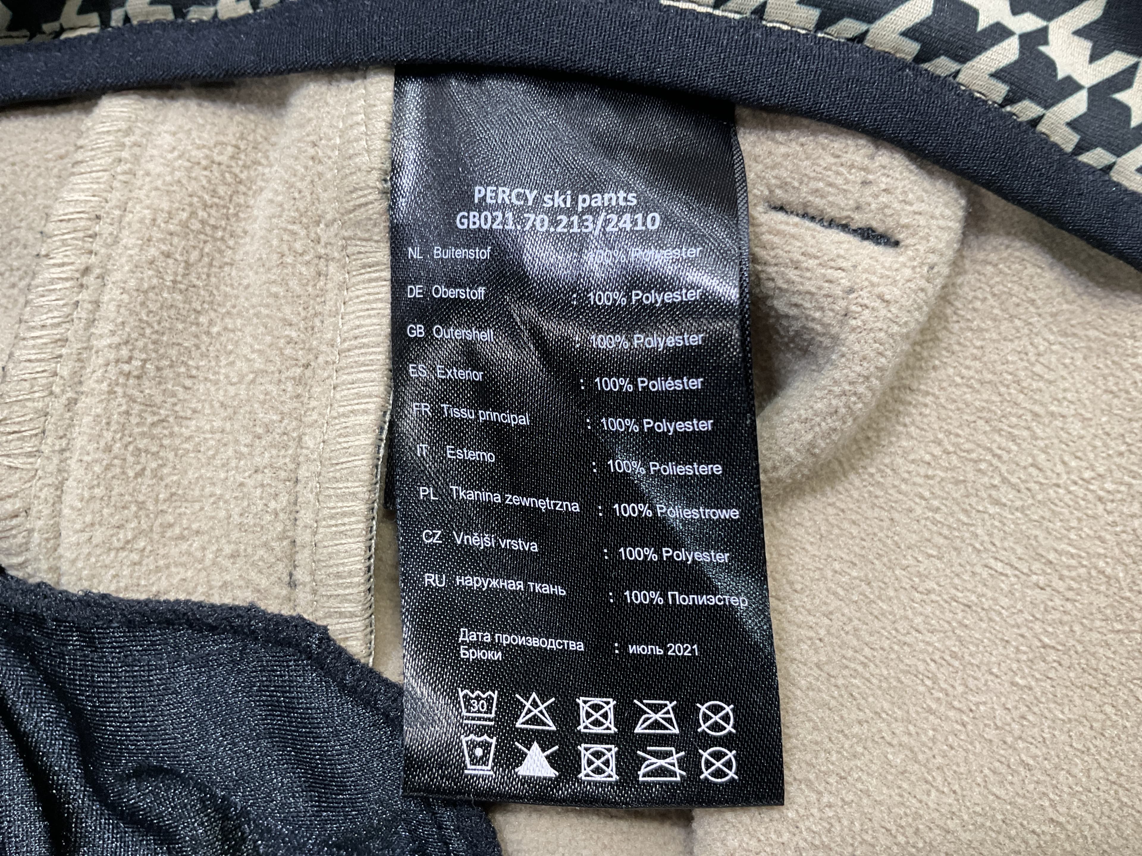 Percy Houndstooth Stirrup Ski Pants - Image 4